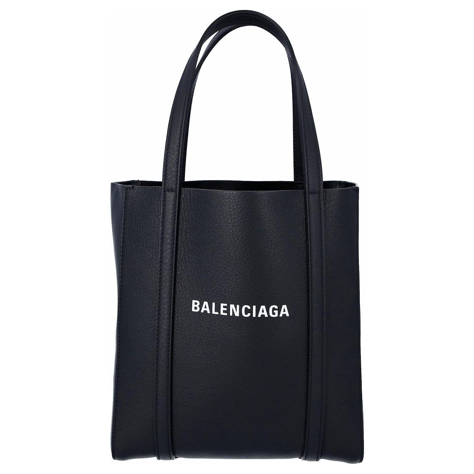 Balenciaga Everyday Shopper Tote Bag Black Leather