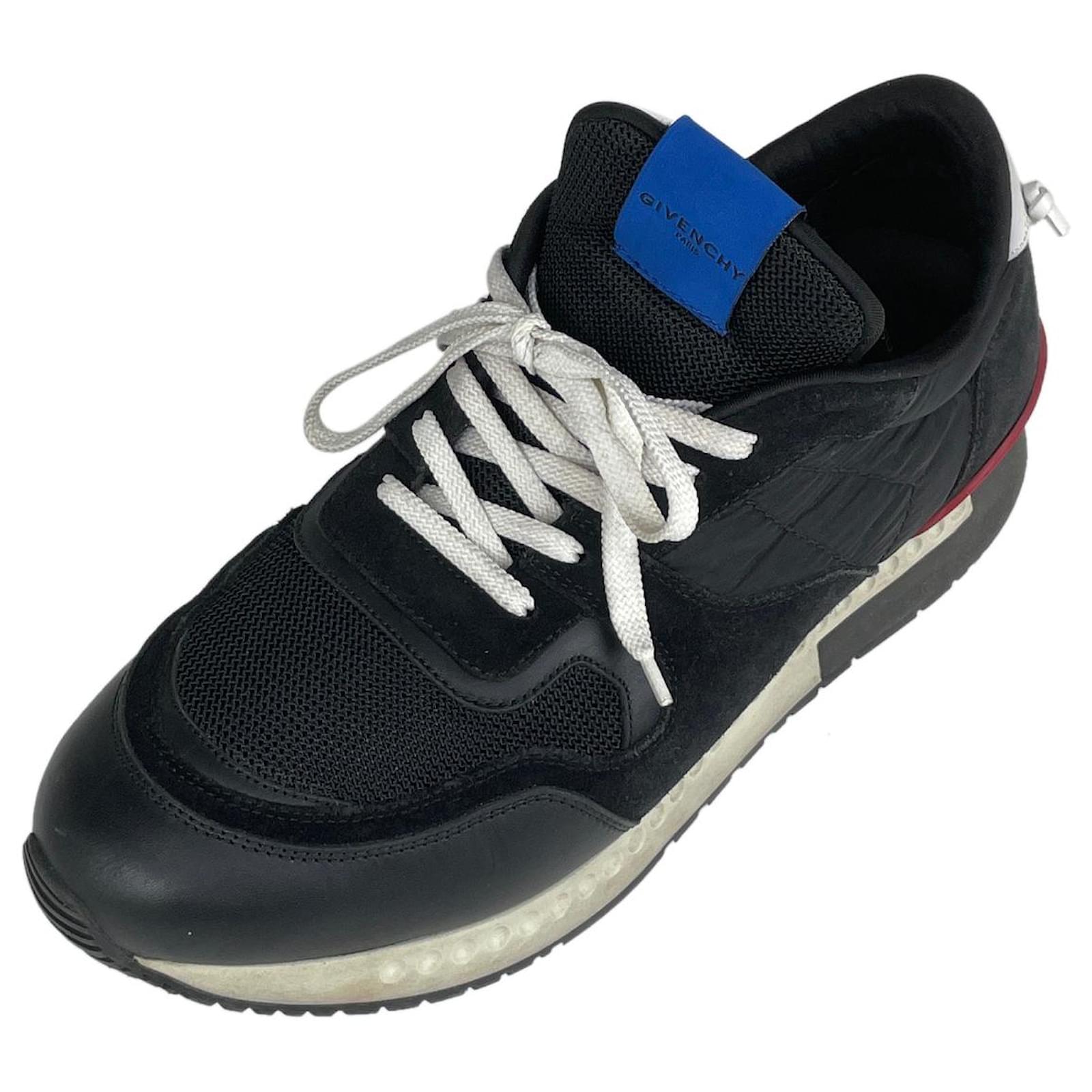 empezar Respiración alimentar Usado] GIVENCHY Active Runner Sneakers Low Cut Logo Sneakers Zapatillas de  cuero Negro ref.400200 - Joli Closet