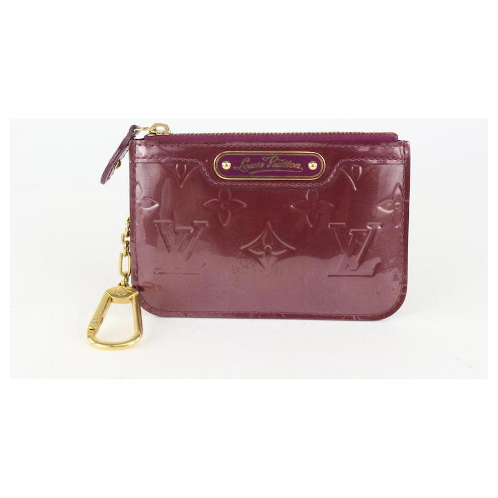 Louis Vuitton Purple Monogram Vernis Pochette Cles NM Key Pouch ref.400300  - Joli Closet