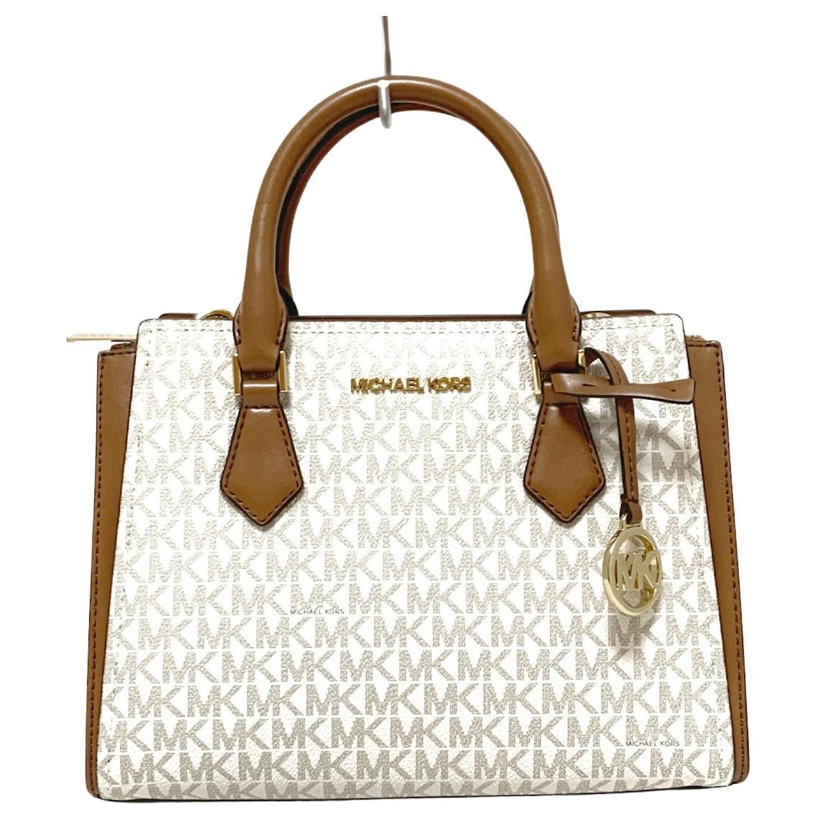Michael Kors Handbag White Cloth  - Joli Closet