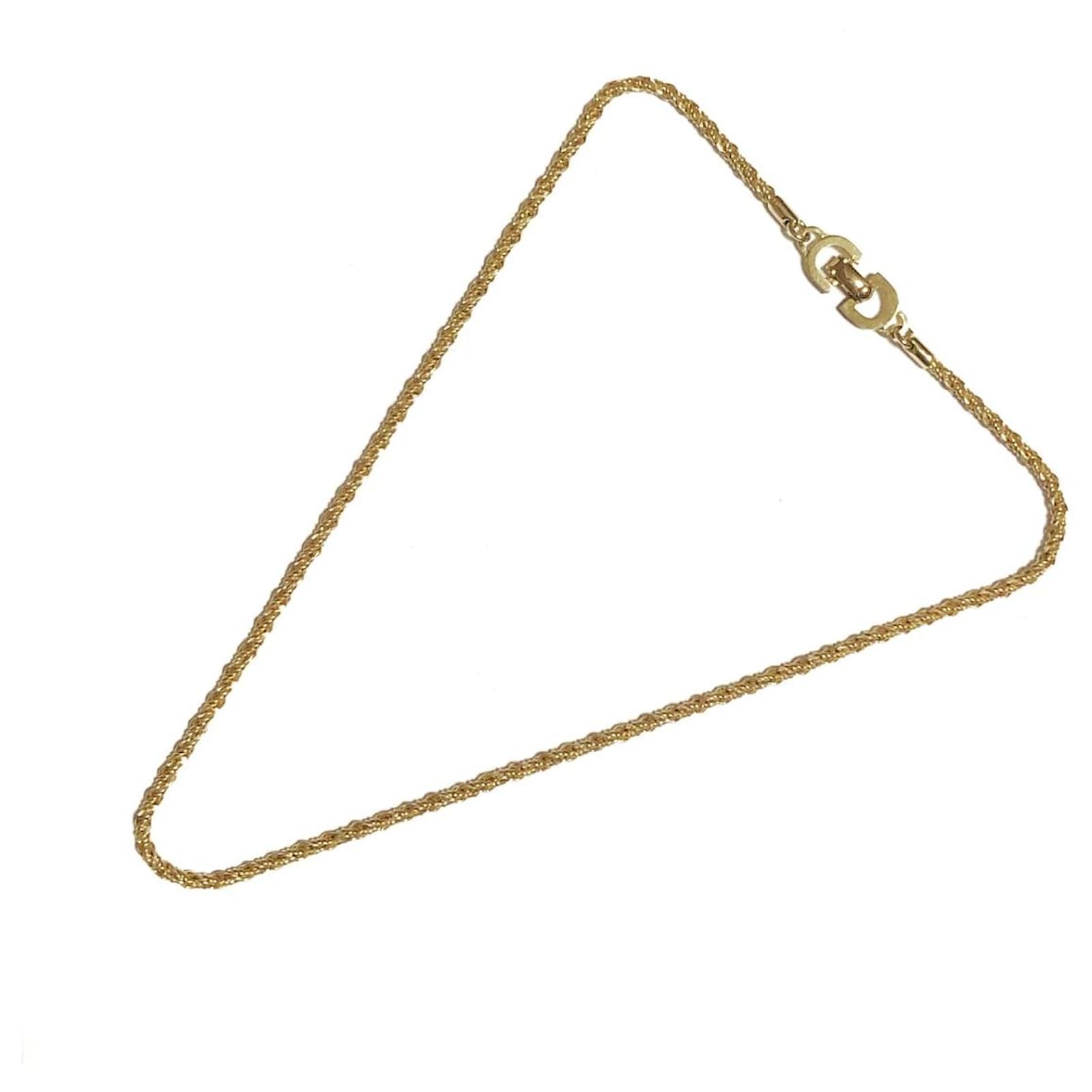 Dior necklace Golden Metal ref.400769 - Joli Closet