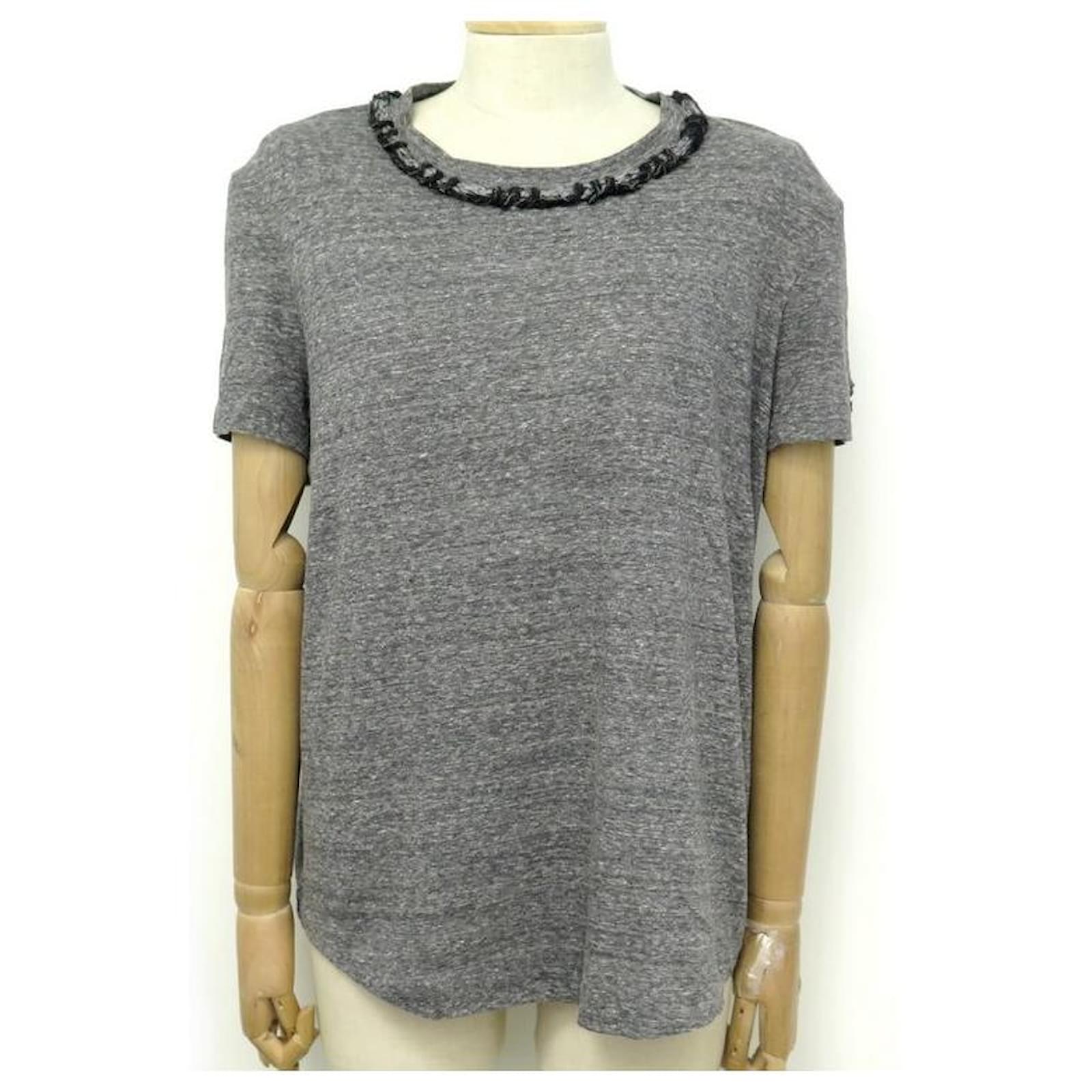 T-shirt garment dye imprimé - Gris clair - BZB