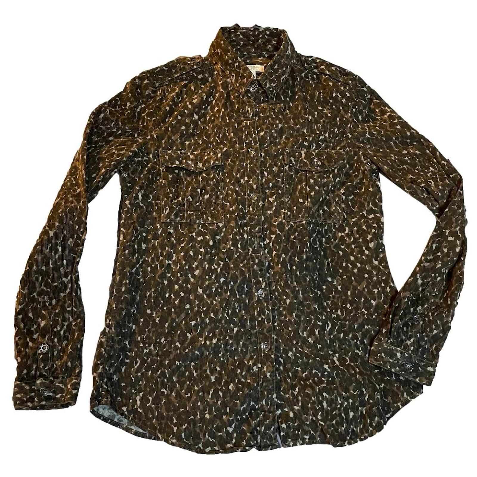 burberry leopard shirt