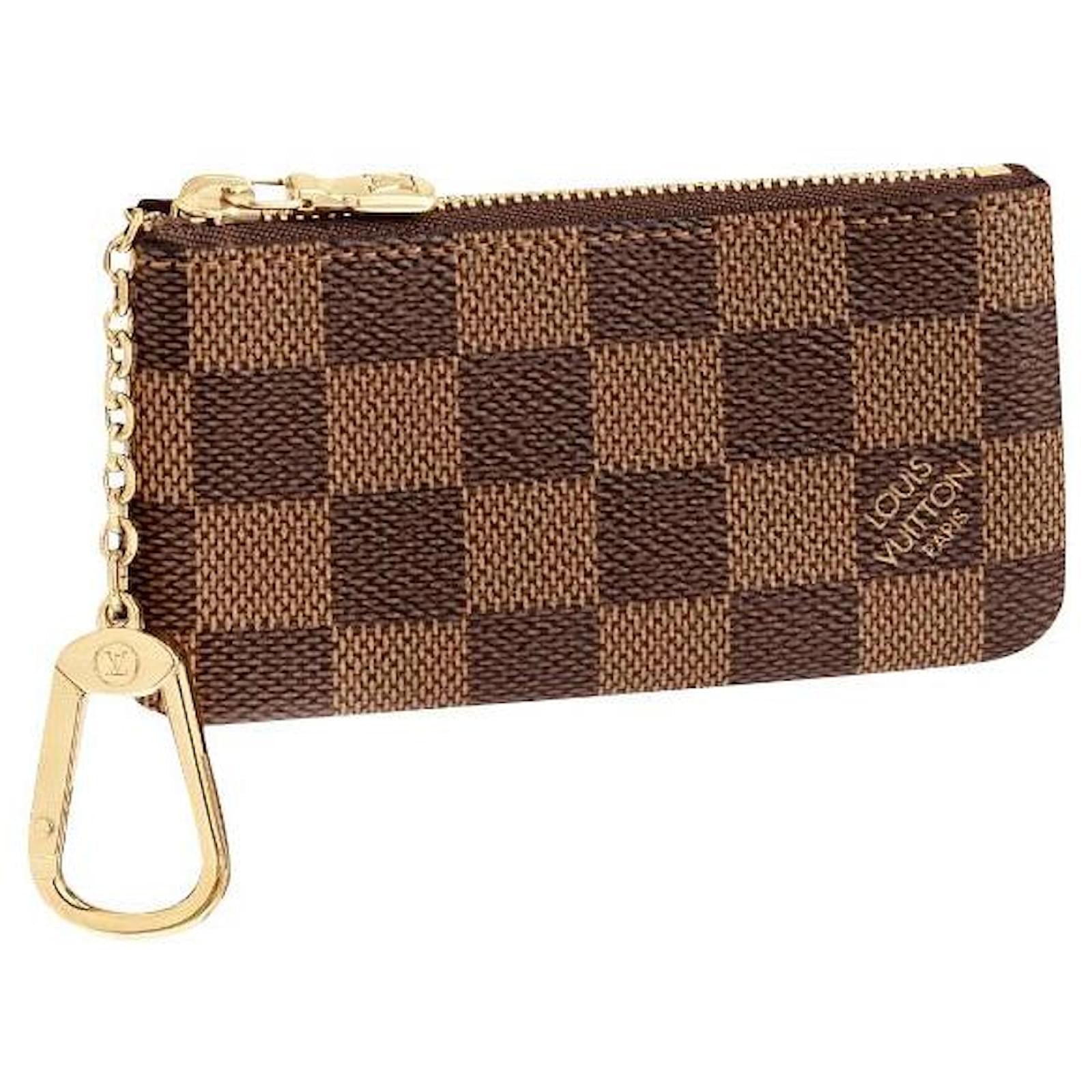 Louis Vuitton LV Keypouch damier ebene Brown Leather ref.402517 - Joli  Closet