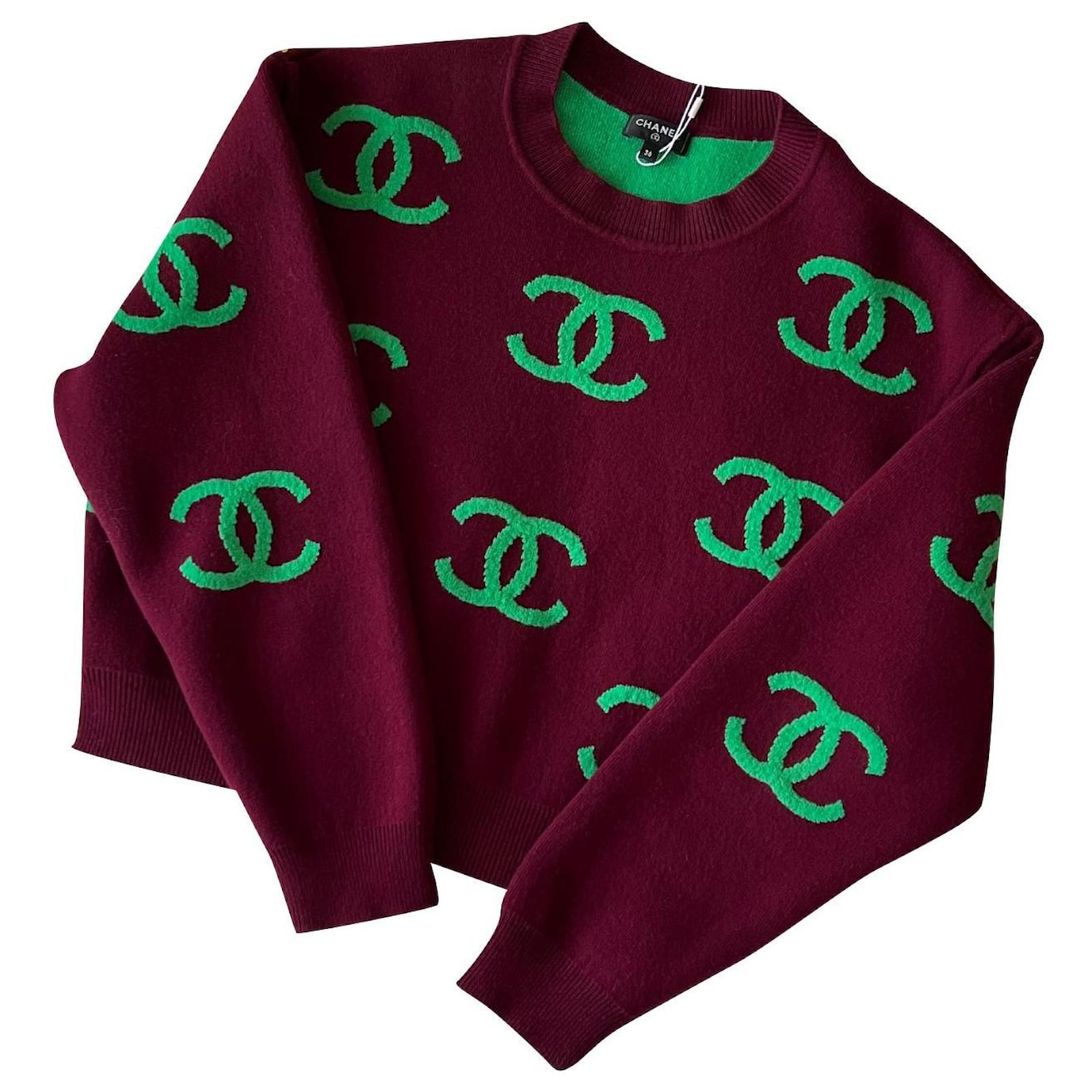 Chanel cc logo sweater hot sale