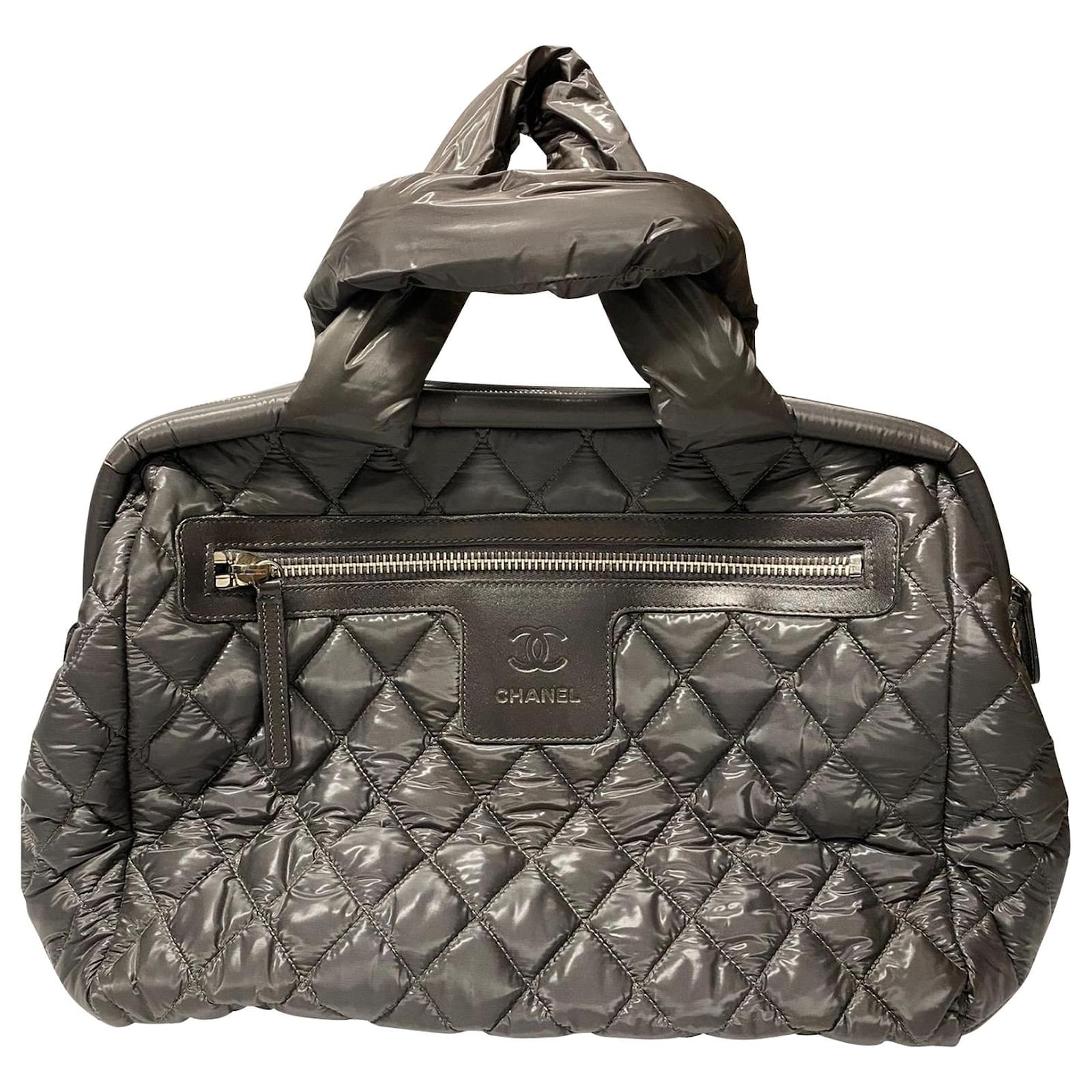Chanel Cocoon Bag in Grey Nylon ref.403602 - Joli Closet
