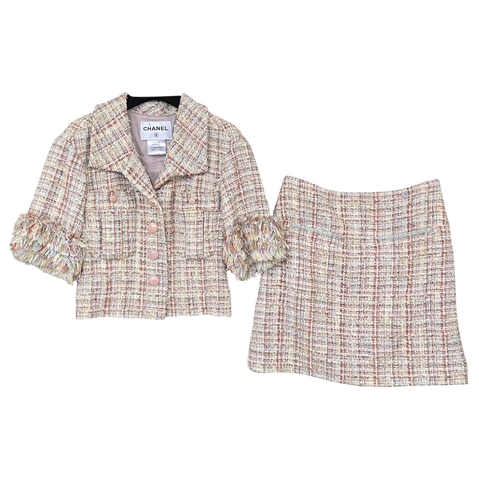 Chanel 7,2K$ Rose Garden Tweed Suit Multiple colors ref.403885 - Joli Closet