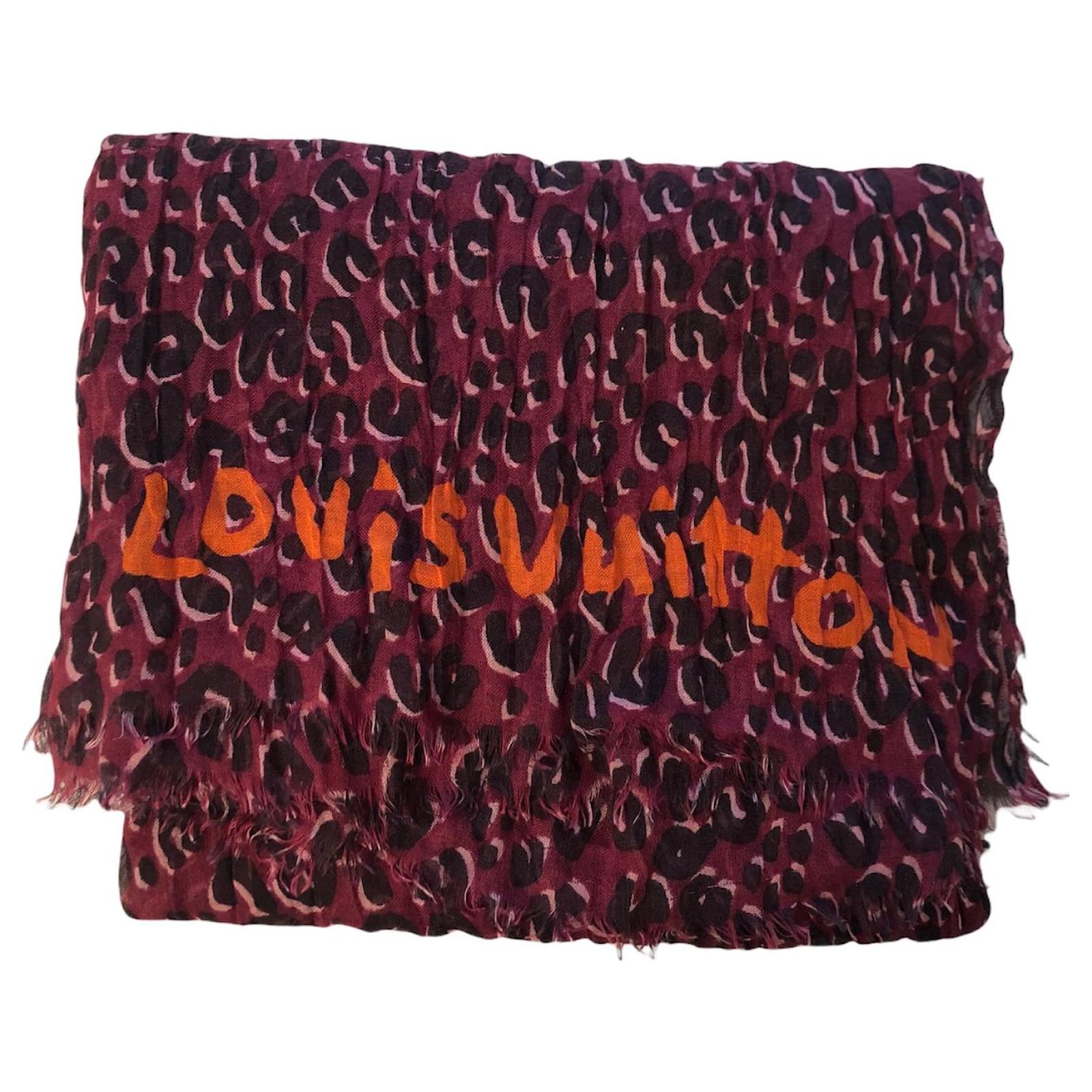 Louis Vuitton Multi Colour Silk & Cashmere Stephen Spouse Scarf