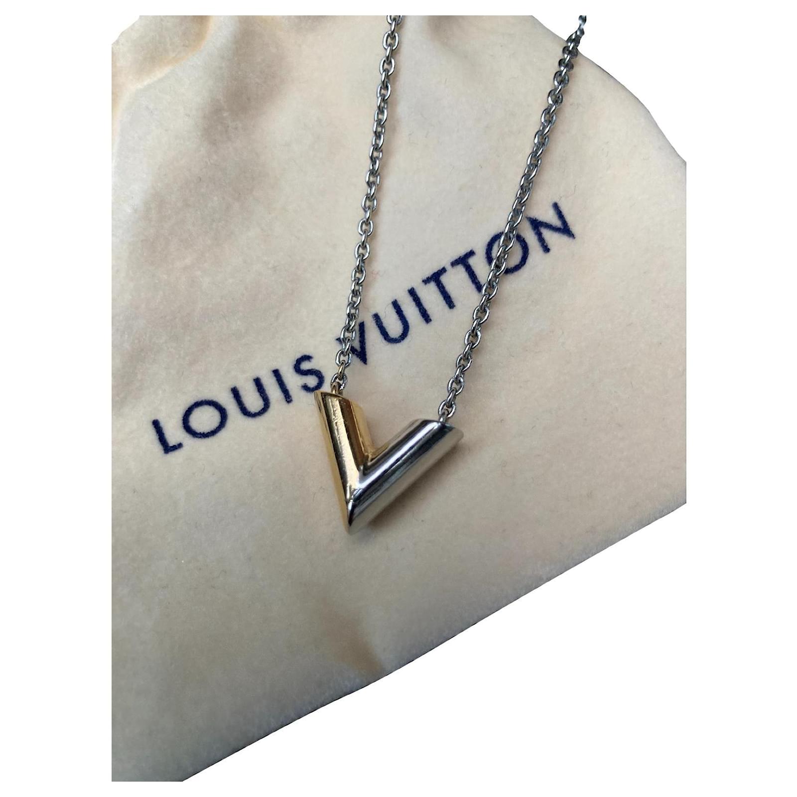 Louis Vuitton Herren Kette Silber