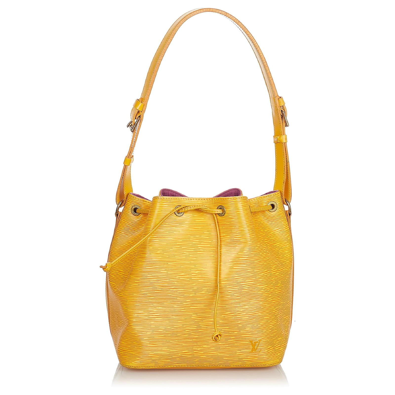 Louis Vuitton Yellow Epi Petit Noe