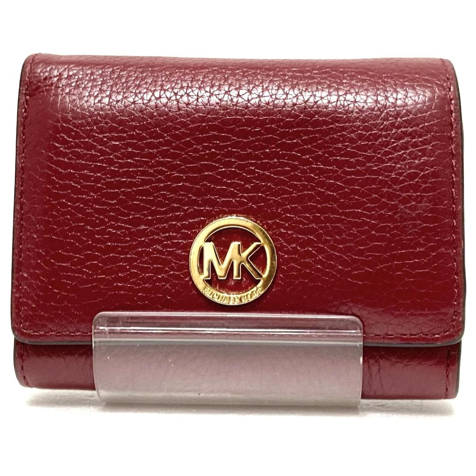 Michael Kors wallet Red Leather ref.405992 - Joli Closet
