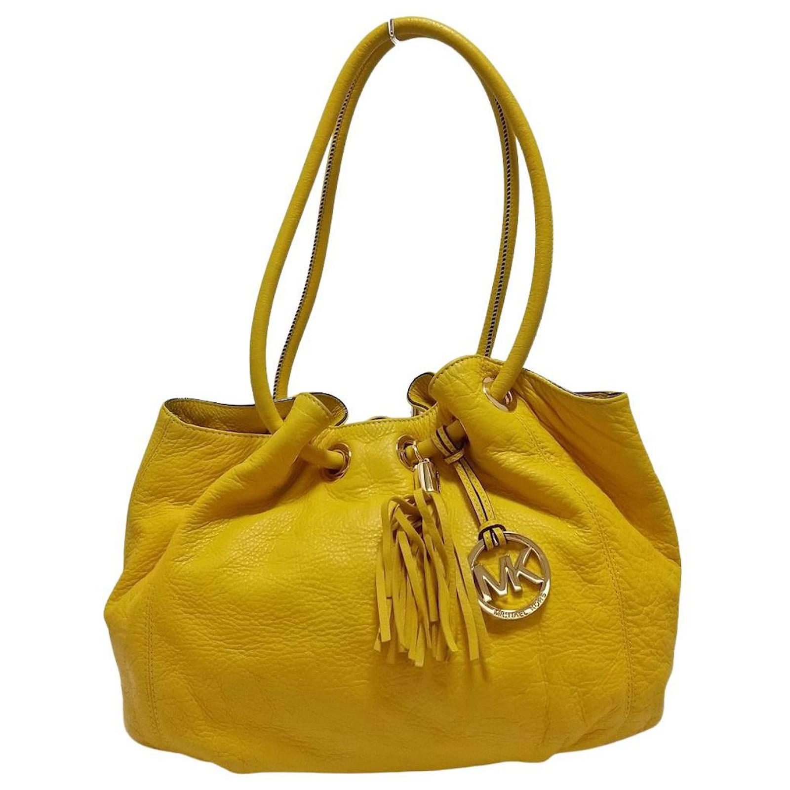 MICHAEL MICHAEL KORS, Yellow Women's Shoulder Bag