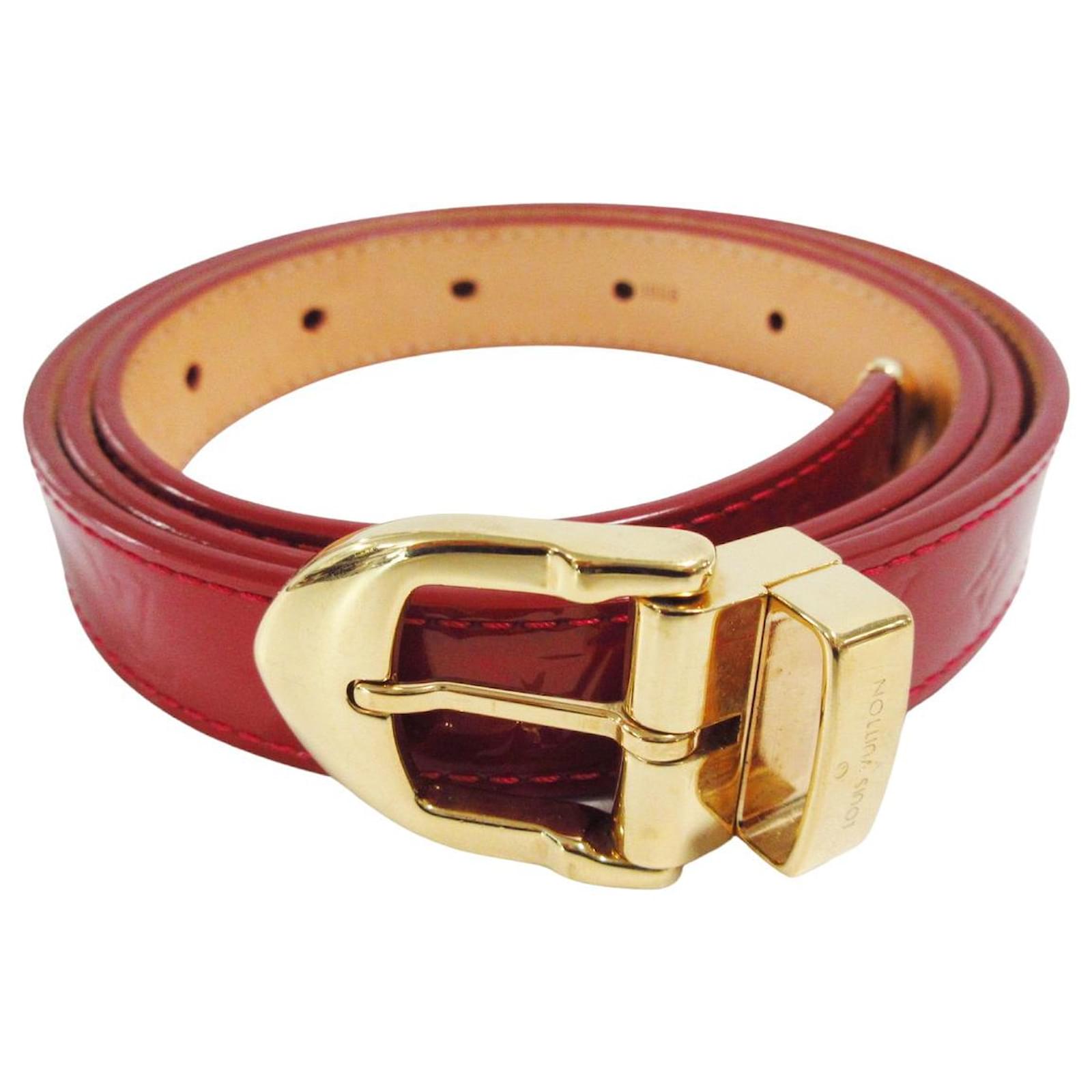 Louis Vuitton Patent Belt