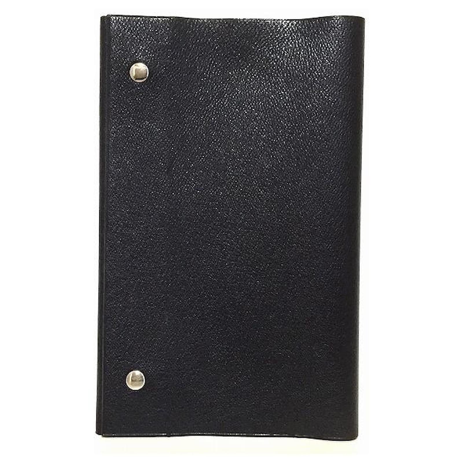 Hermès Hermes wallet Black Leather ref.407281 Joli Closet