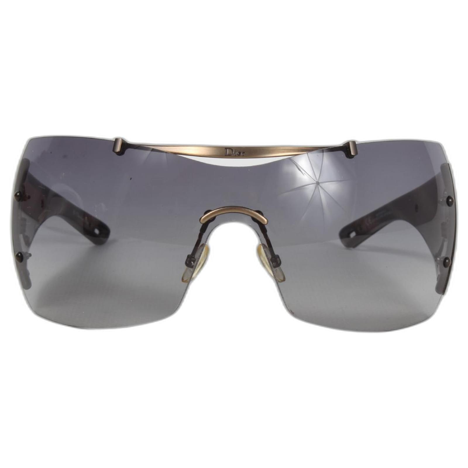 Christian Dior Gafas de sol Gris Plástico ref.407766 - Joli