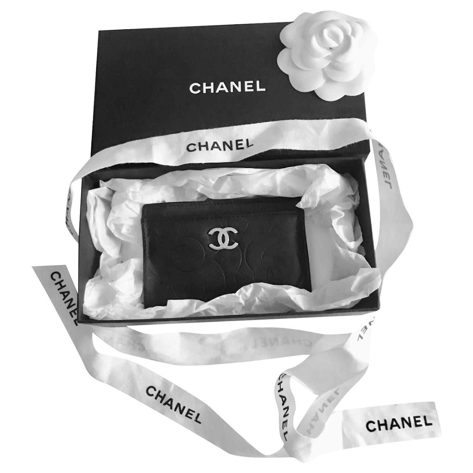 Chanel card wallet Black Leather ref.408268 - Joli Closet