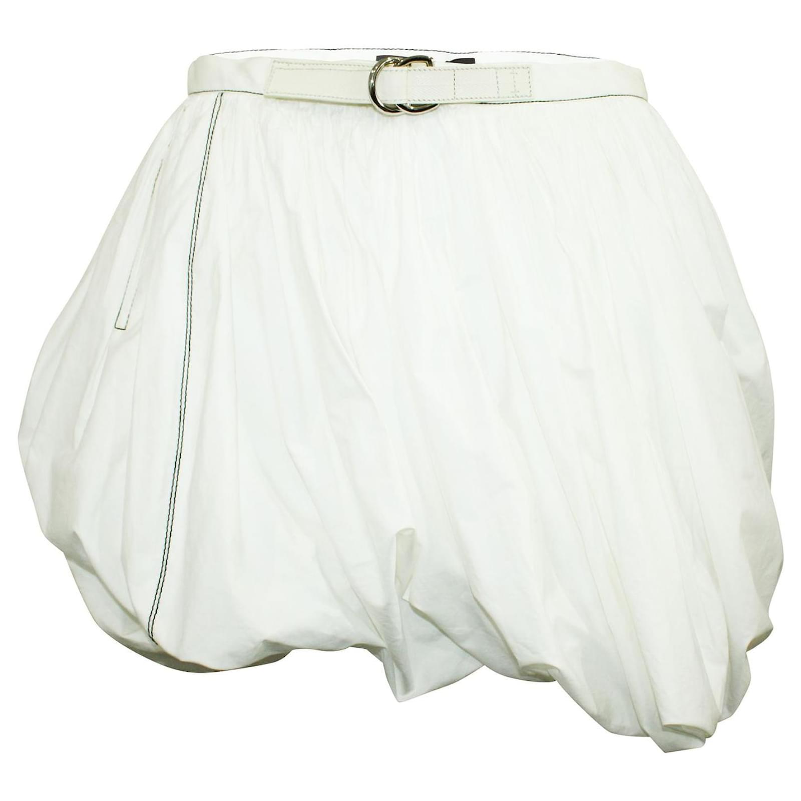 louis vuitton skirt white