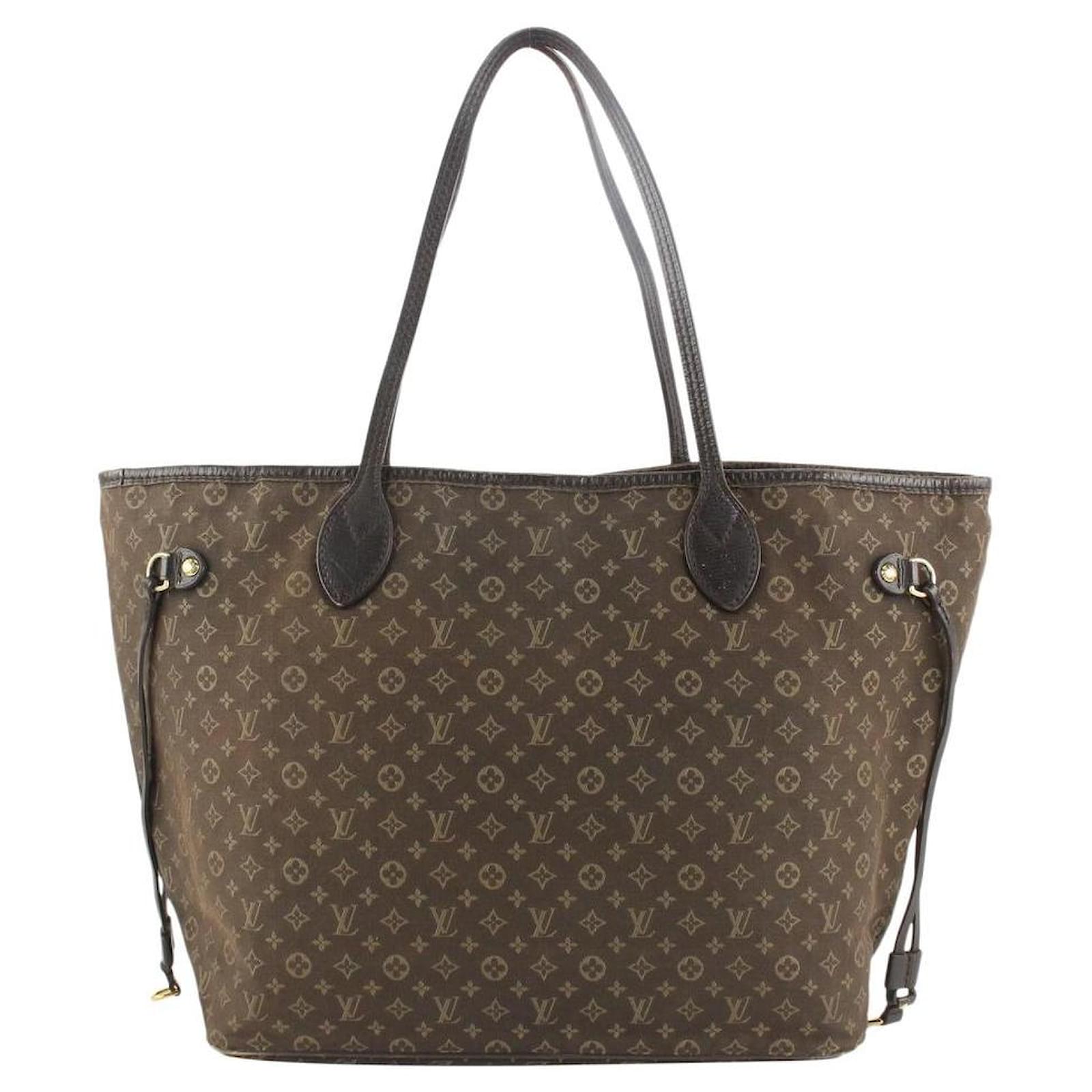 Louis Vuitton Fusain Monogram Idylle Neverfull MM Tote Bag