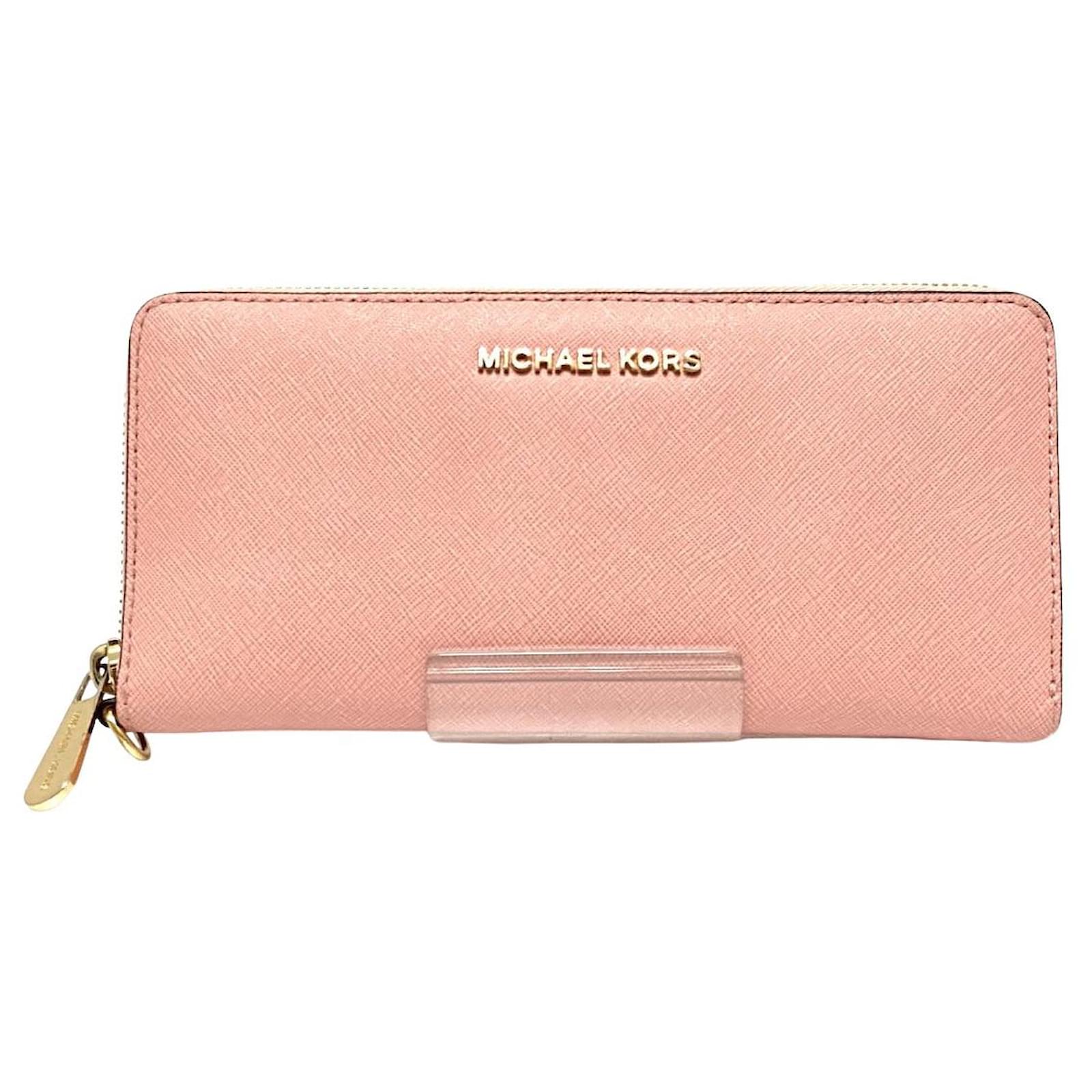 Michael Kors wallet Pink Leather  - Joli Closet