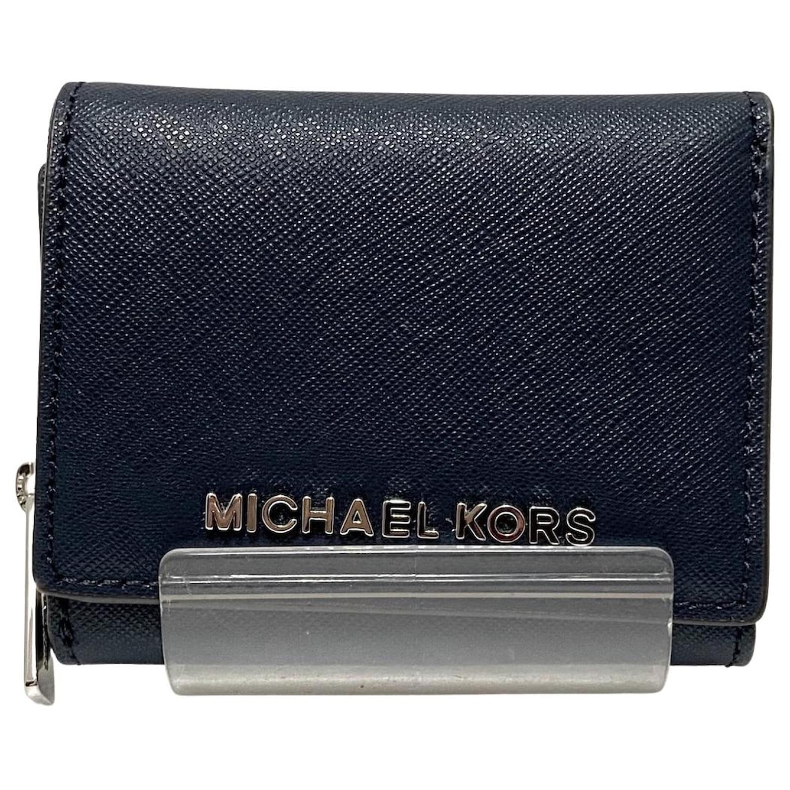 Michael Kors wallet Navy blue Leather  - Joli Closet