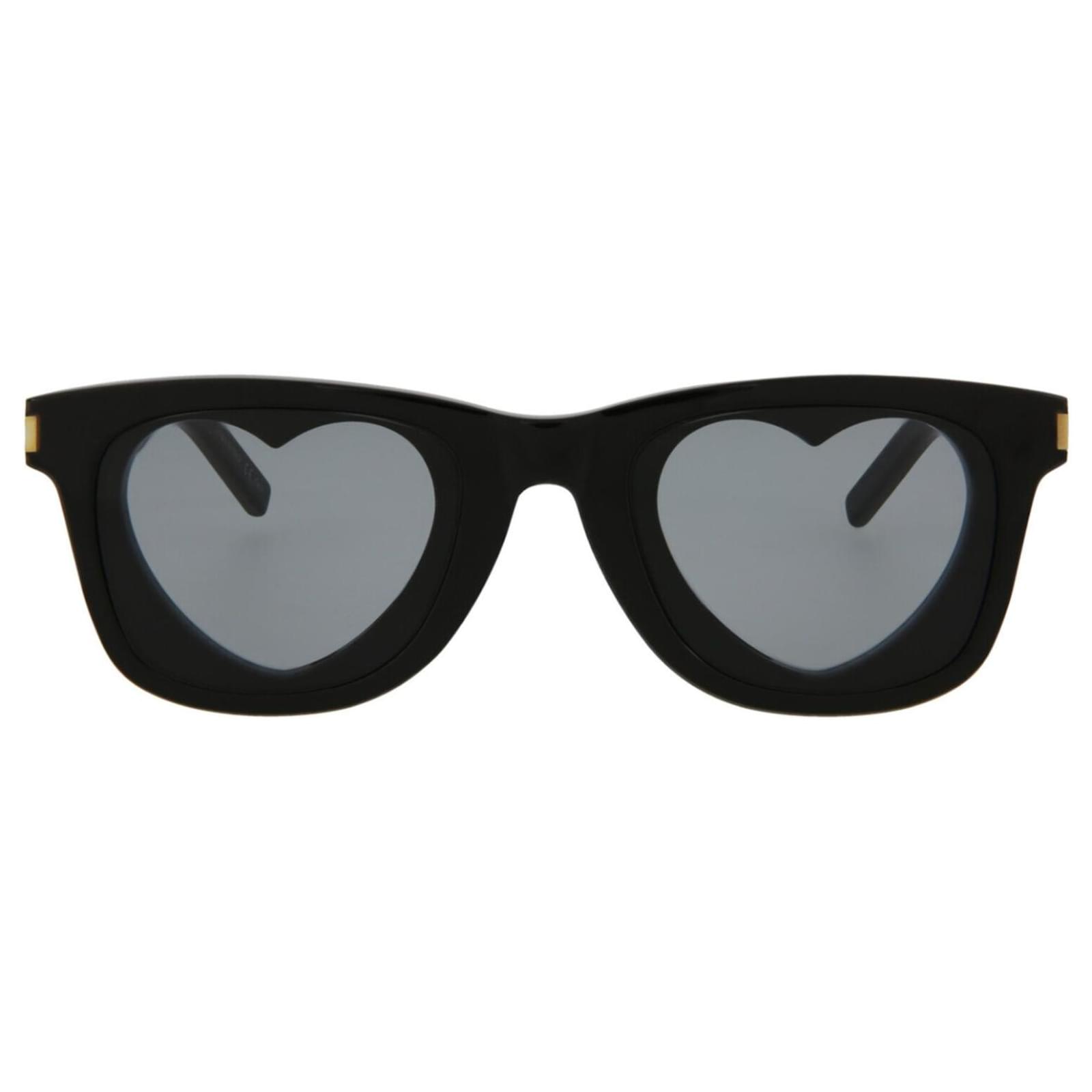 Saint Laurent Square/Rectangle Sunglasses Black ref.410057 Joli Closet