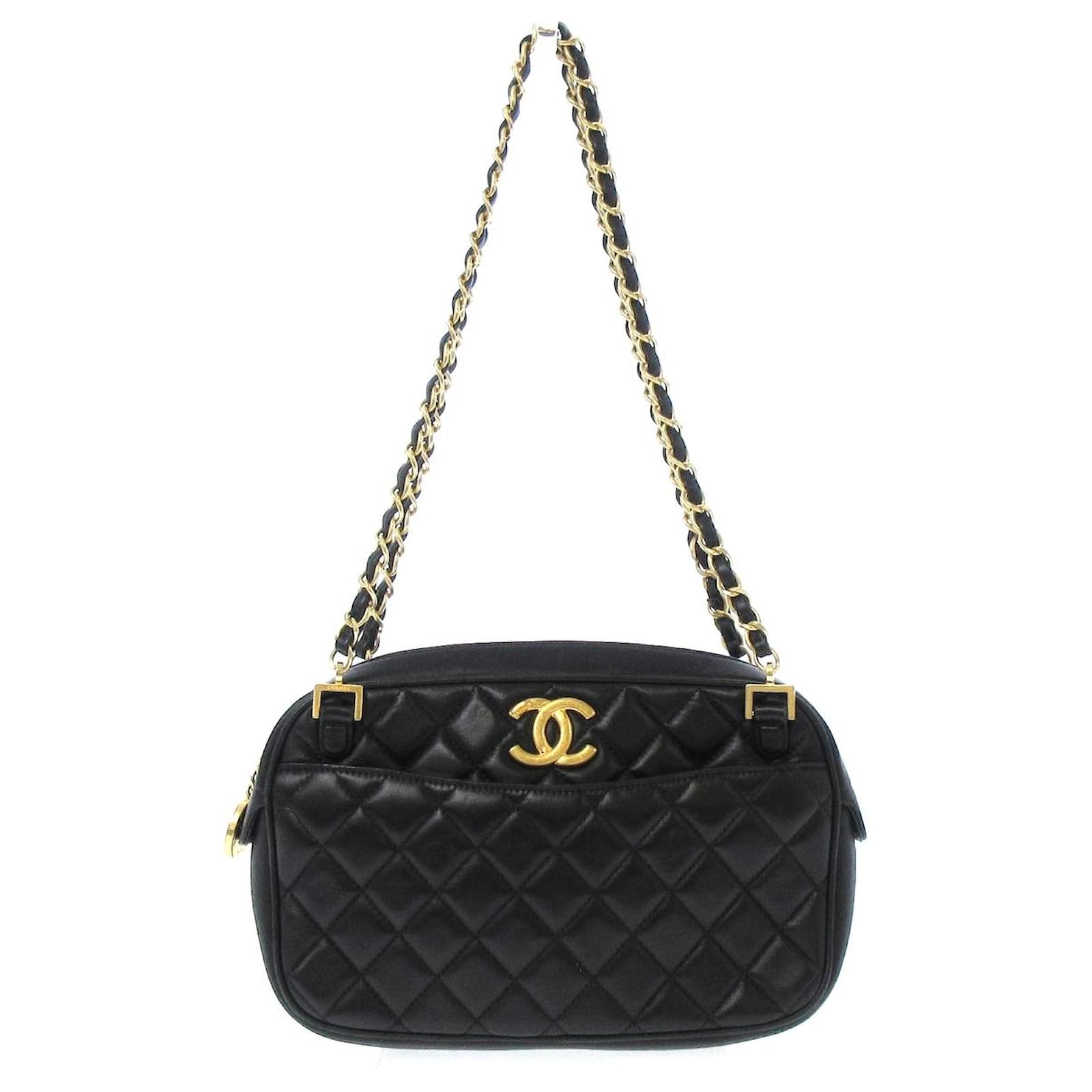 Chanel Matrasse Black Leather ref.410523 - Joli Closet