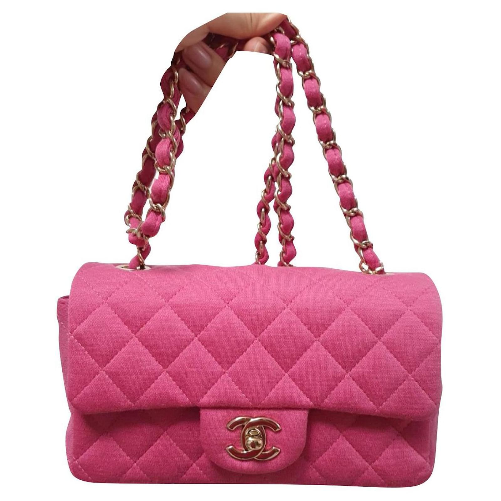 chanel bag pink color