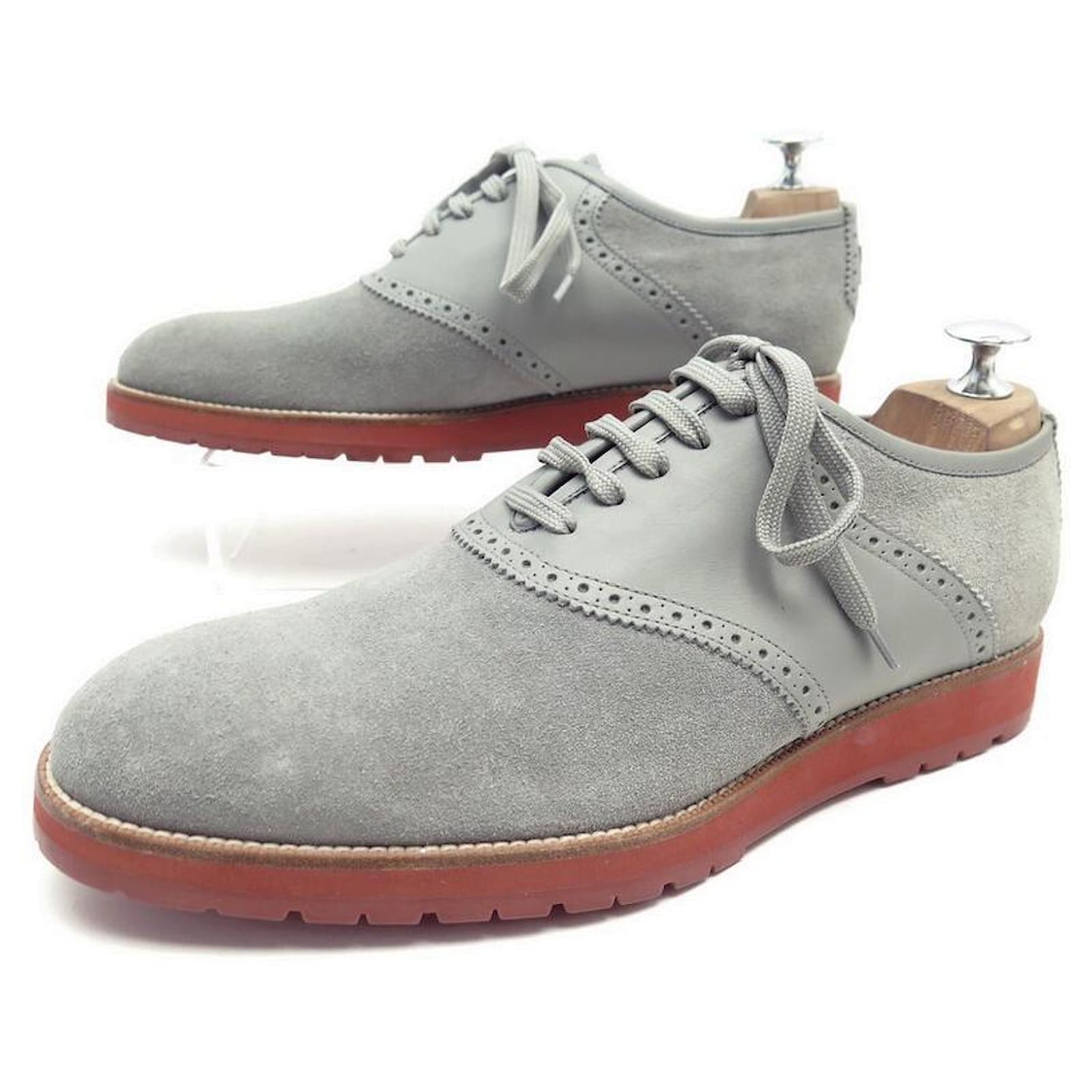 Chaussures Delaware Richelieu LOUIS VUITTON T44 cuir marron