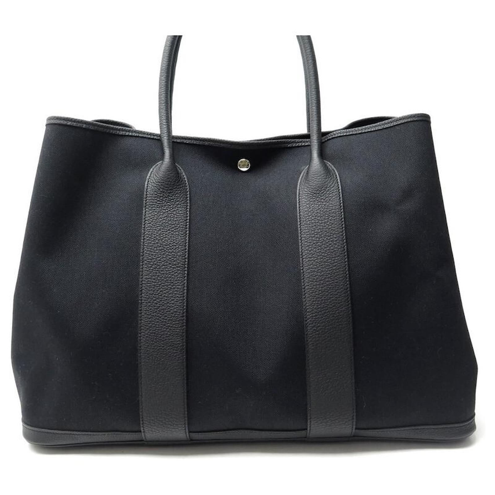 sac a main hermes garden party cabas 30 cm en cuir