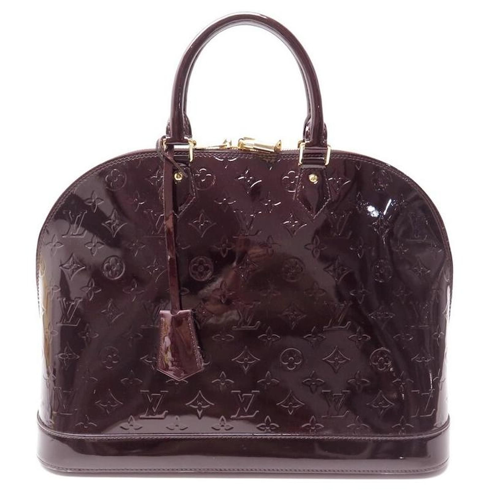 Louis Vuitton Monogram Vernis Alma GM Purple