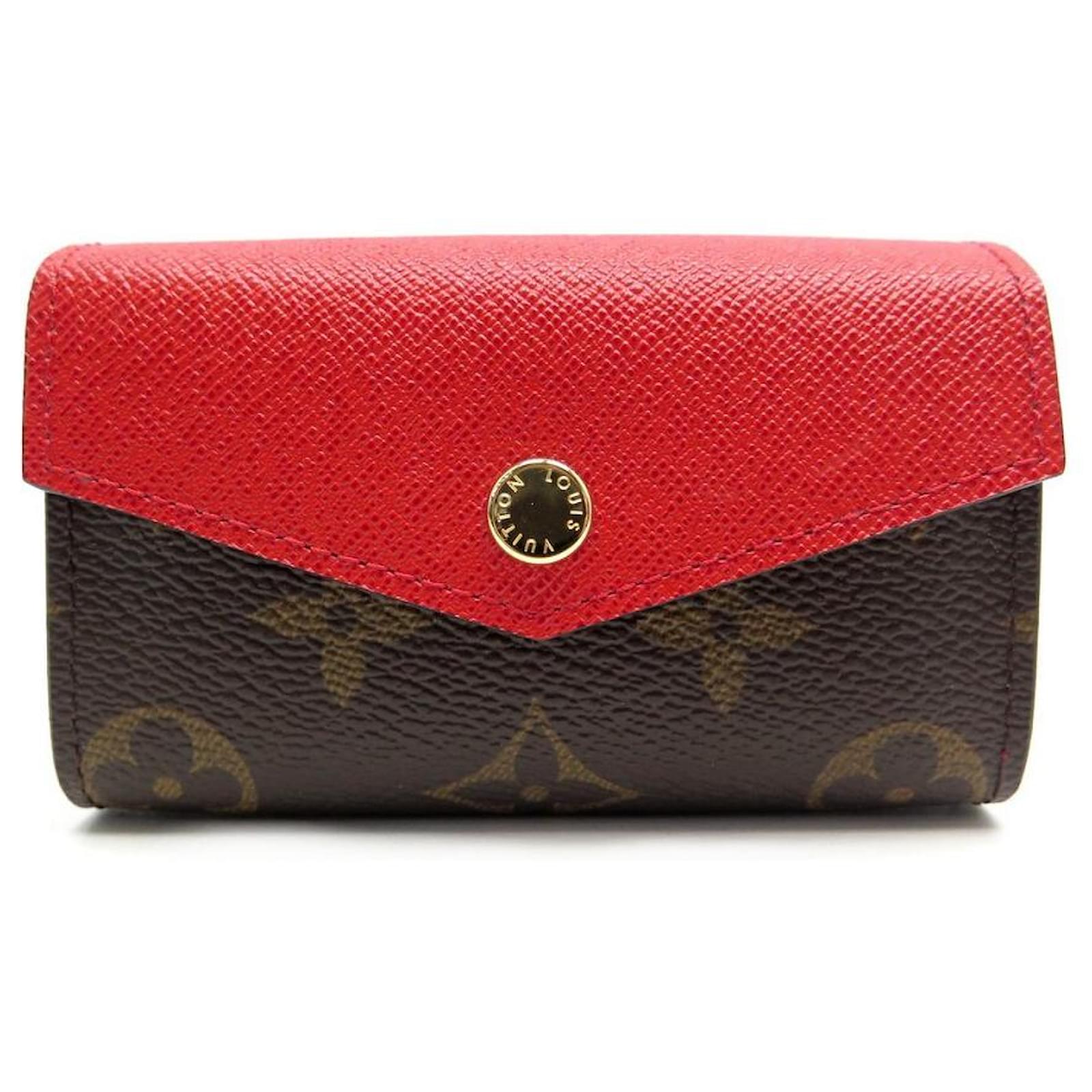 NUOVO PORTA CARTE MULTICARTE LOUIS VUITTON SARAH M61275 IN PELLE E MONOGRAM  ref.411179 - Joli Closet
