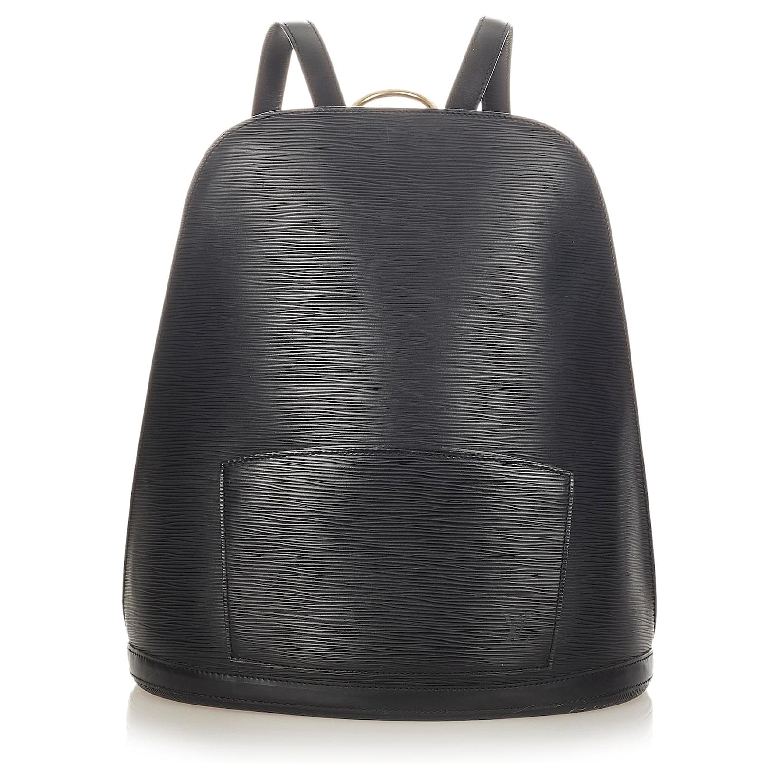 Louis Vuitton Black Epi Leather Gobelins Backpack Bag