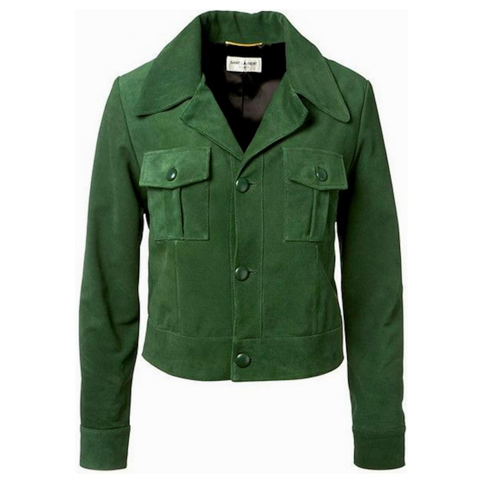 hunter green suede jacket