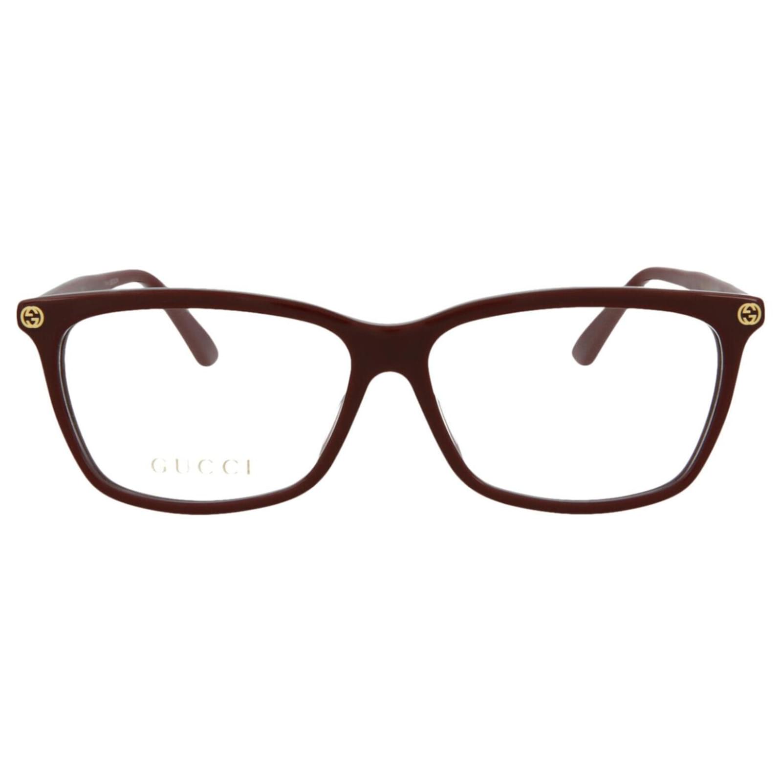 gucci square frame acetate