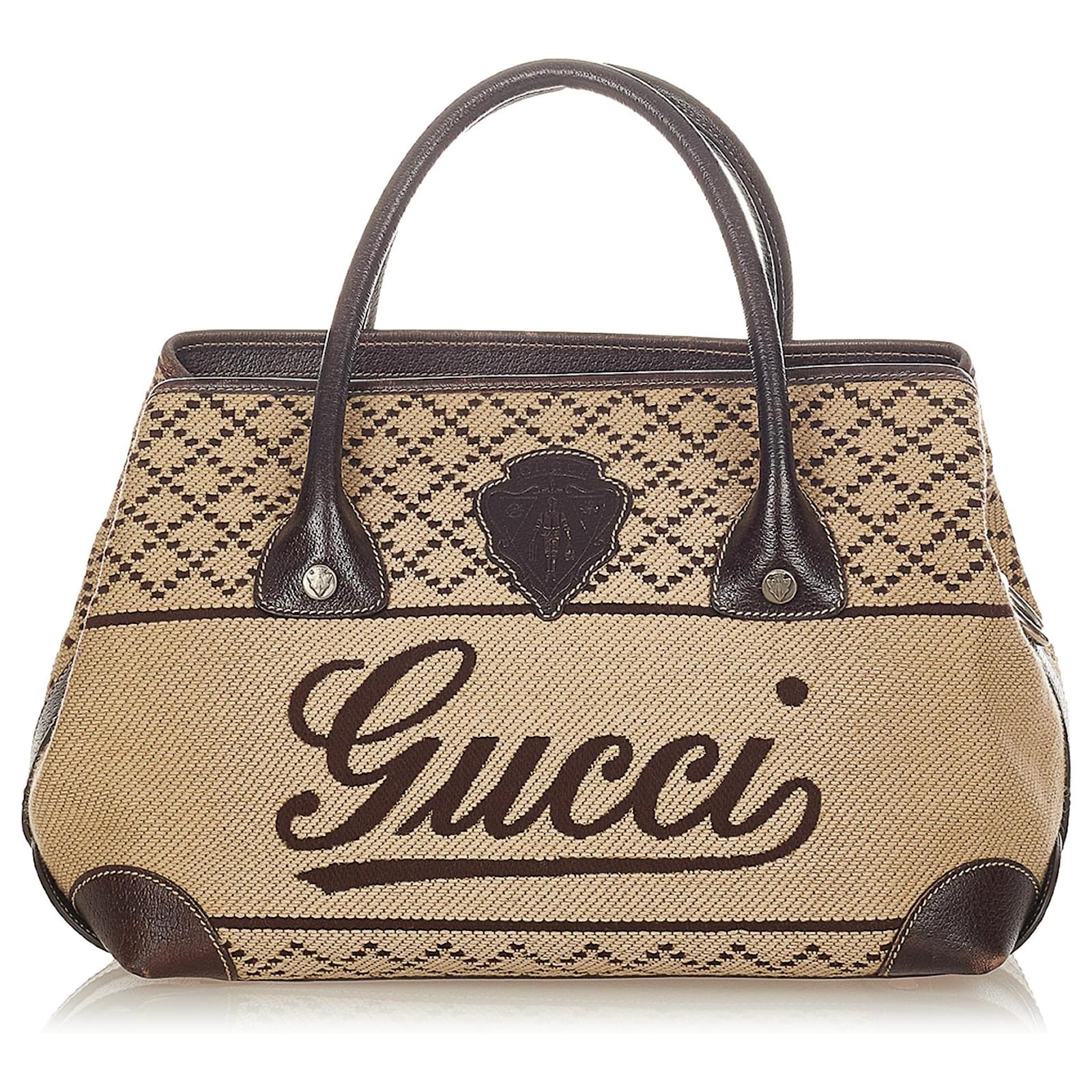 gucci brown diamante