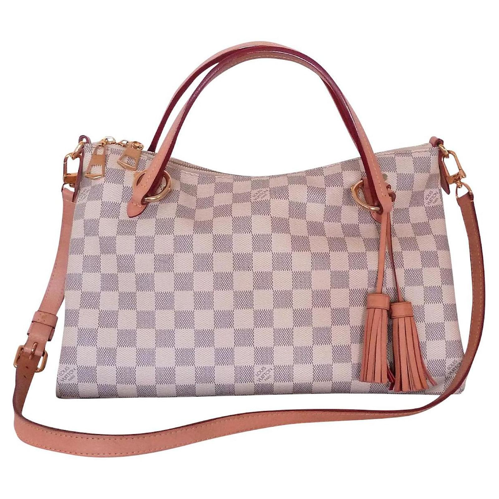 Authentic Louis Vuitton Damier Azur Lymington Tote/Crossbody Bag