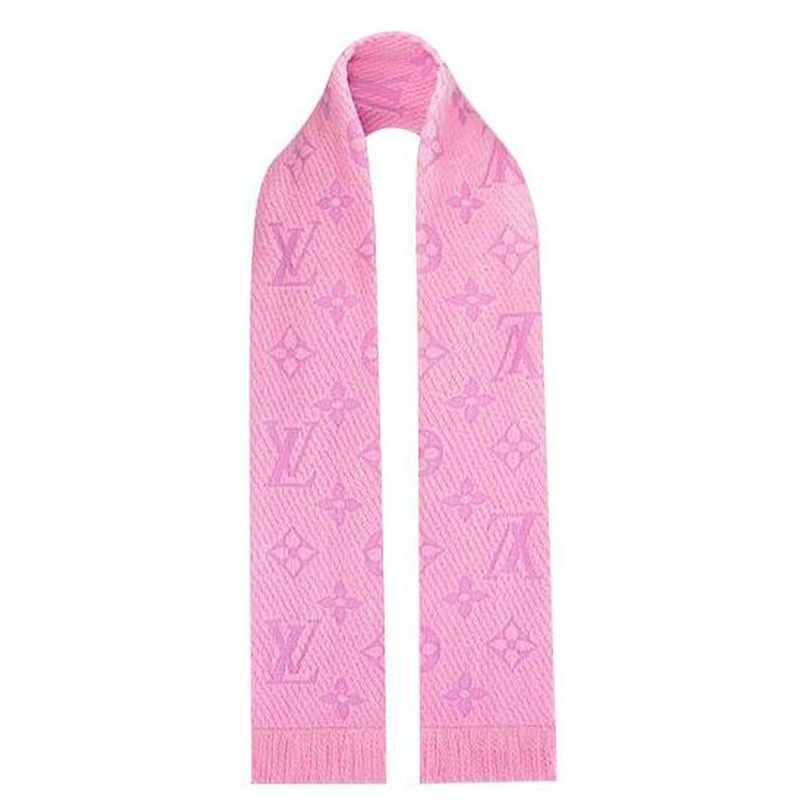 Louis Vuitton Schal Logomania Monogram in rosa