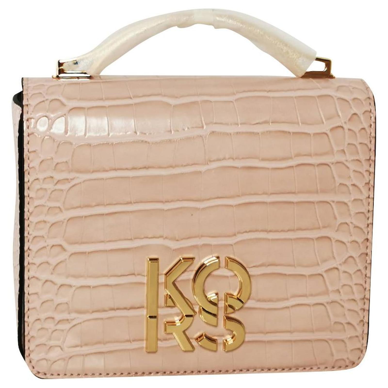 Michael Kors Bolsas Rosa Gold hardware Poliuretano  - Joli Closet