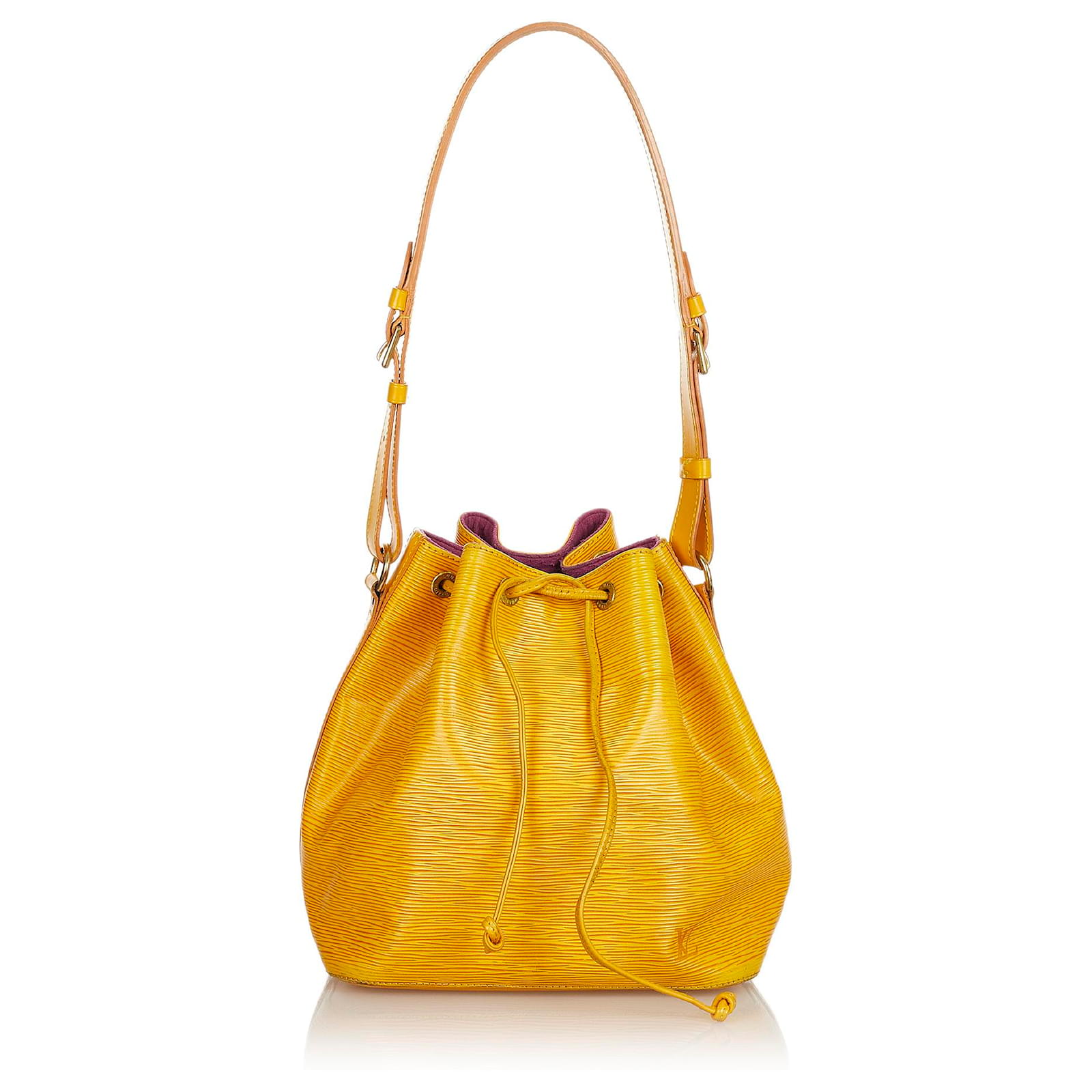louis vuitton yellow epi bolsa