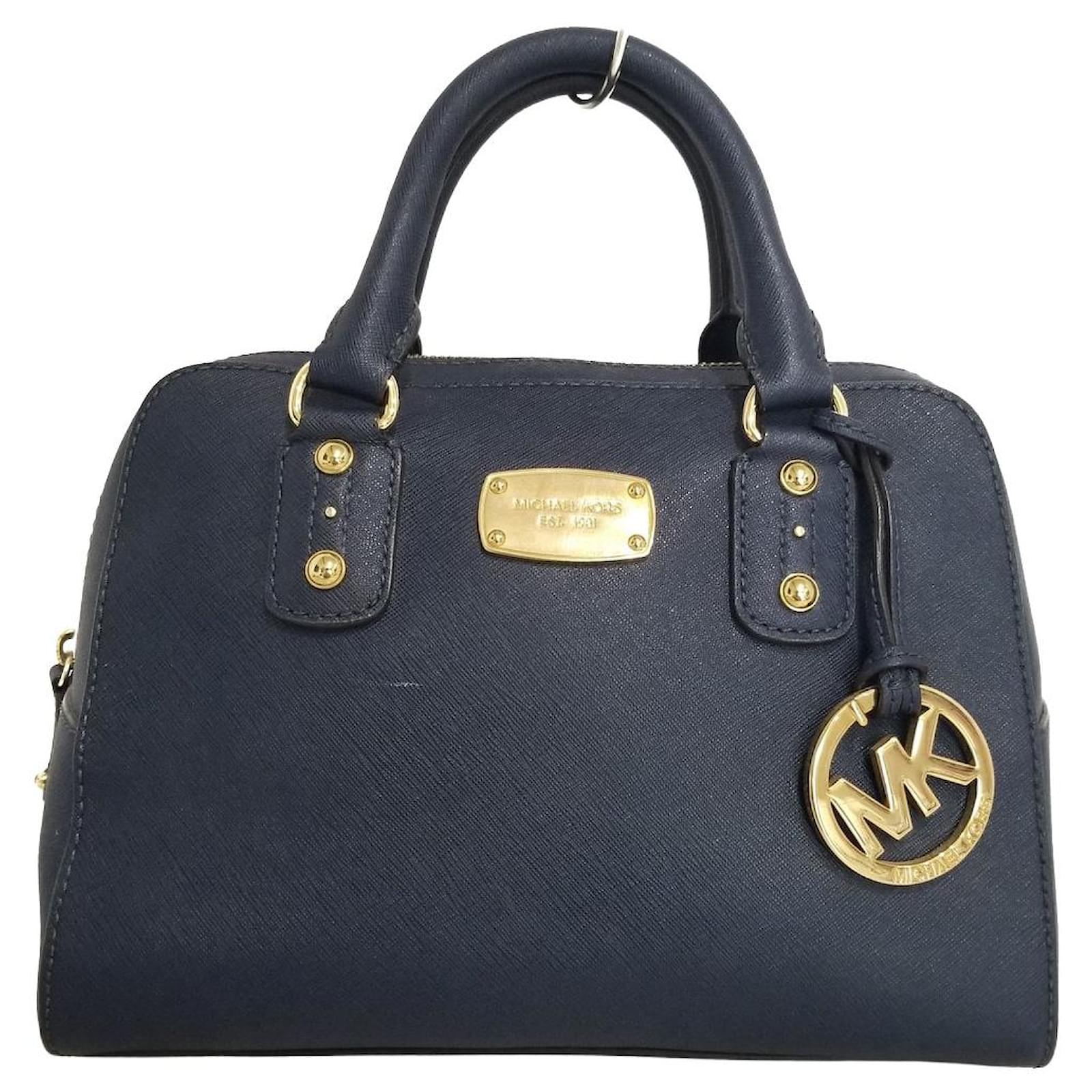 Michael Kors Handtasche Marineblau Leder Joli Closet