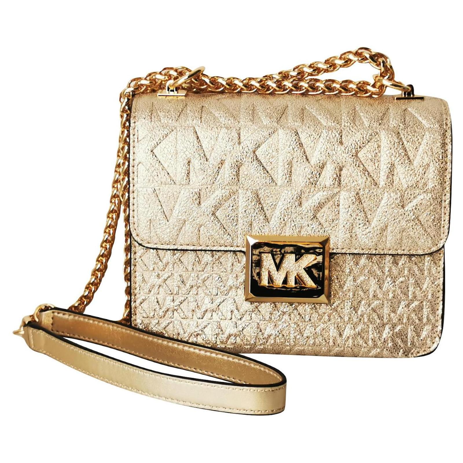 Michael Kors Handbags Golden Gold hardware Polyurethane  - Joli  Closet