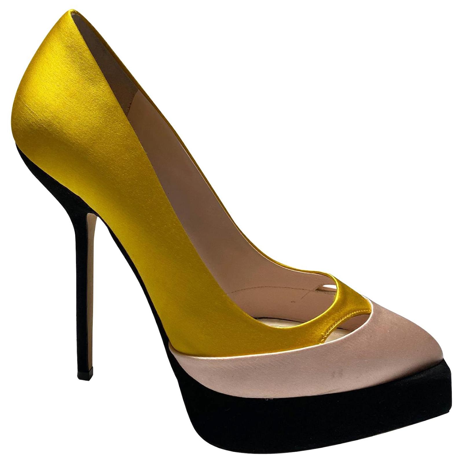Décolleté slingback J'Adior Tessuto tecnico nero | DIOR