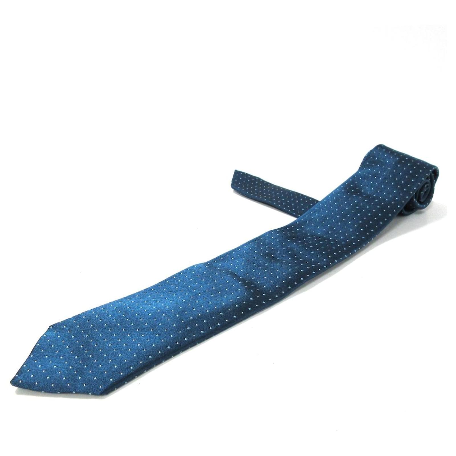 Prada Tie Blue Silk  - Joli Closet