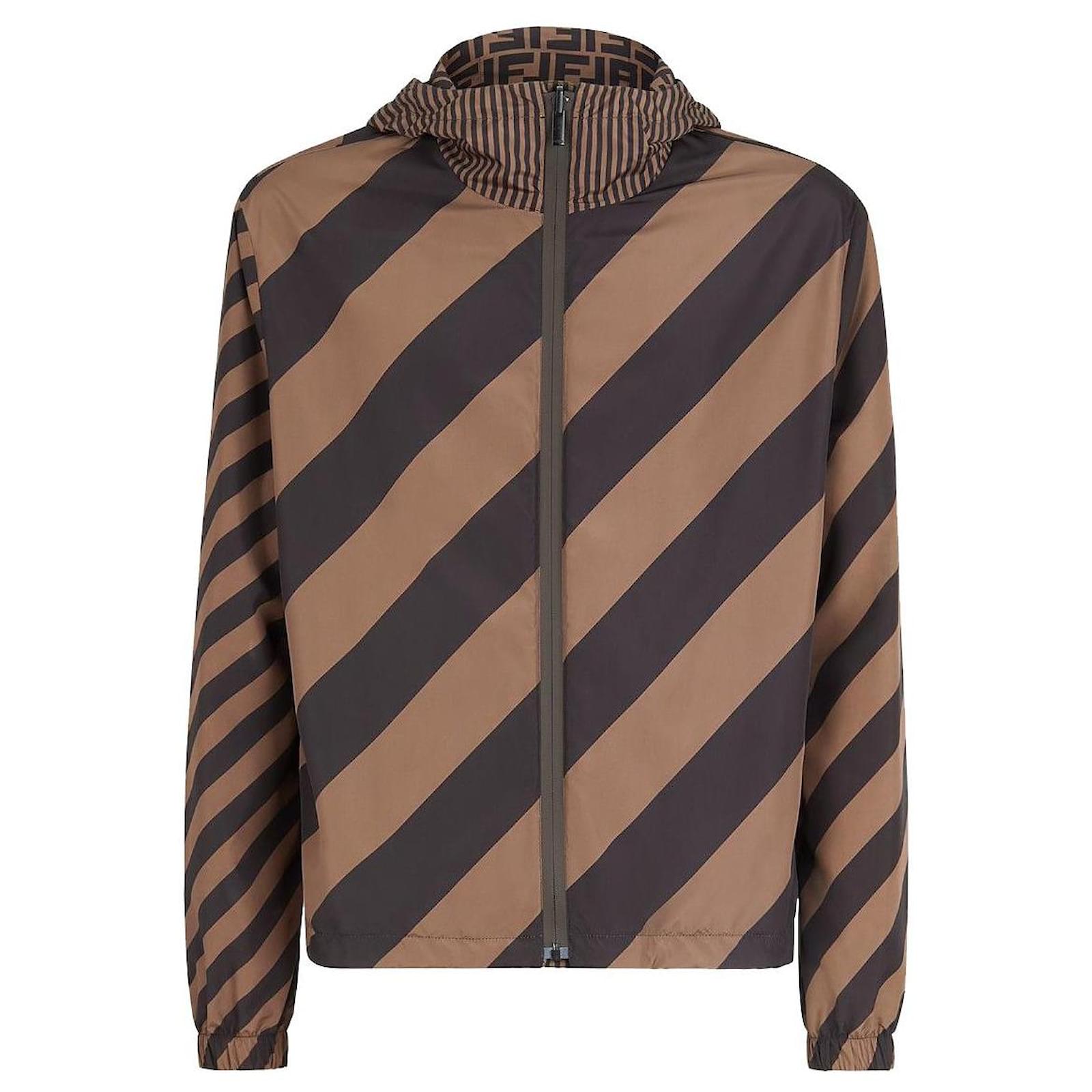 Fendi reversible design jacket Dark Polyester ref.414298 - Joli Closet