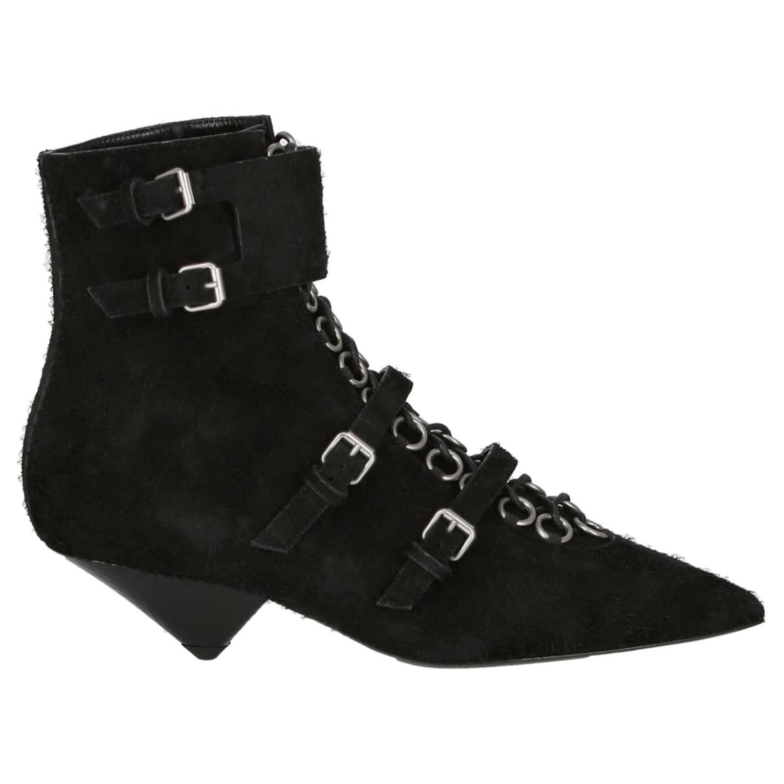 ysl buckle boots