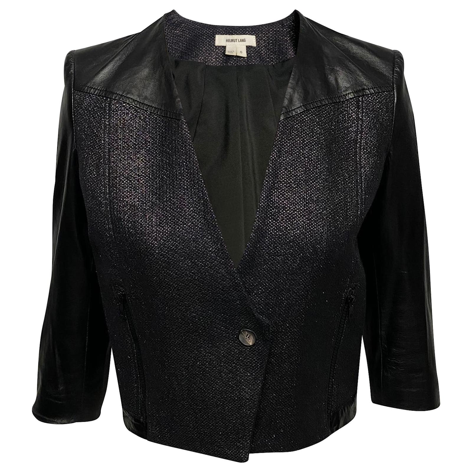 Helmut Lang Shy Jacket in Black Cotton ref.414422 - Joli Closet