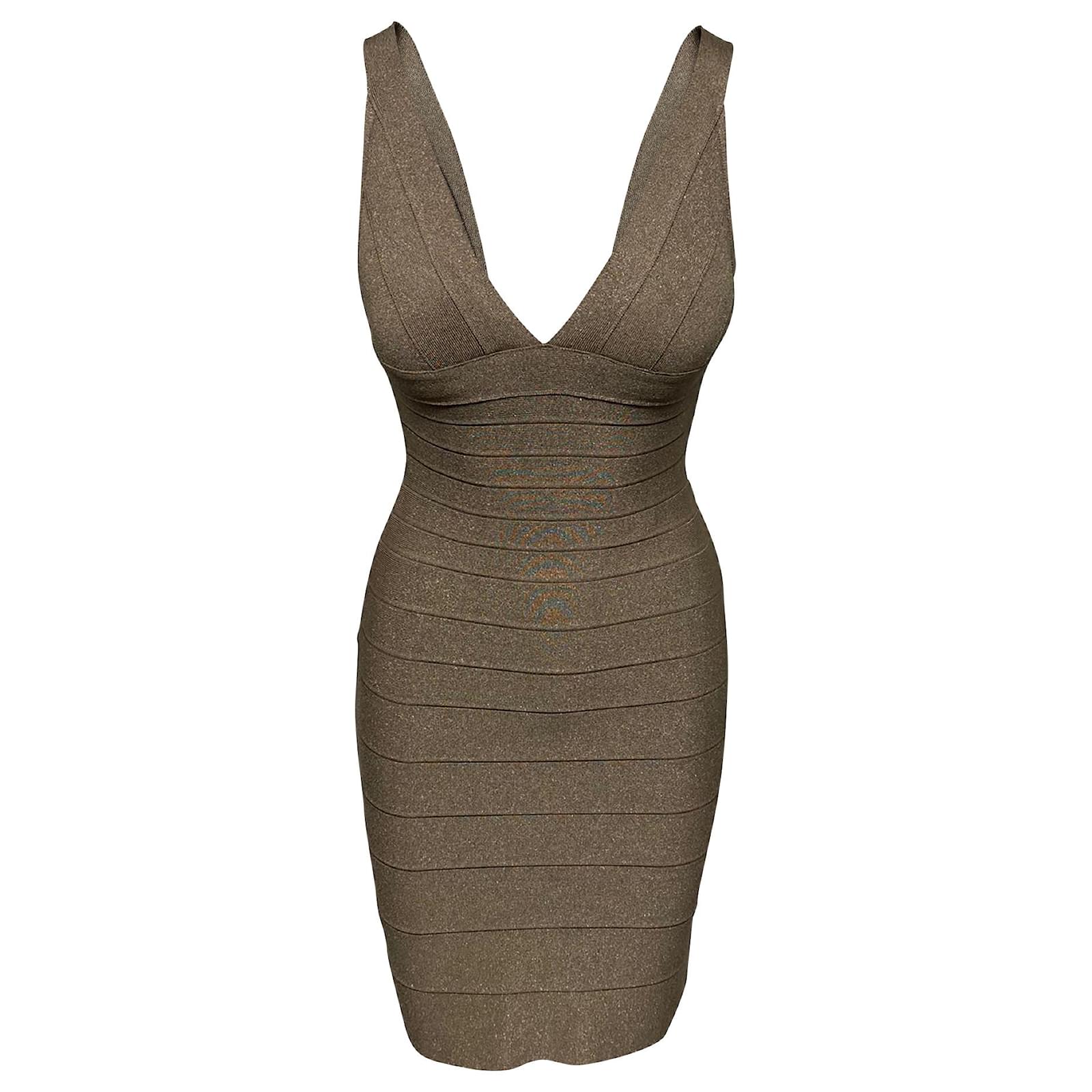 Bronze best sale bandage dress