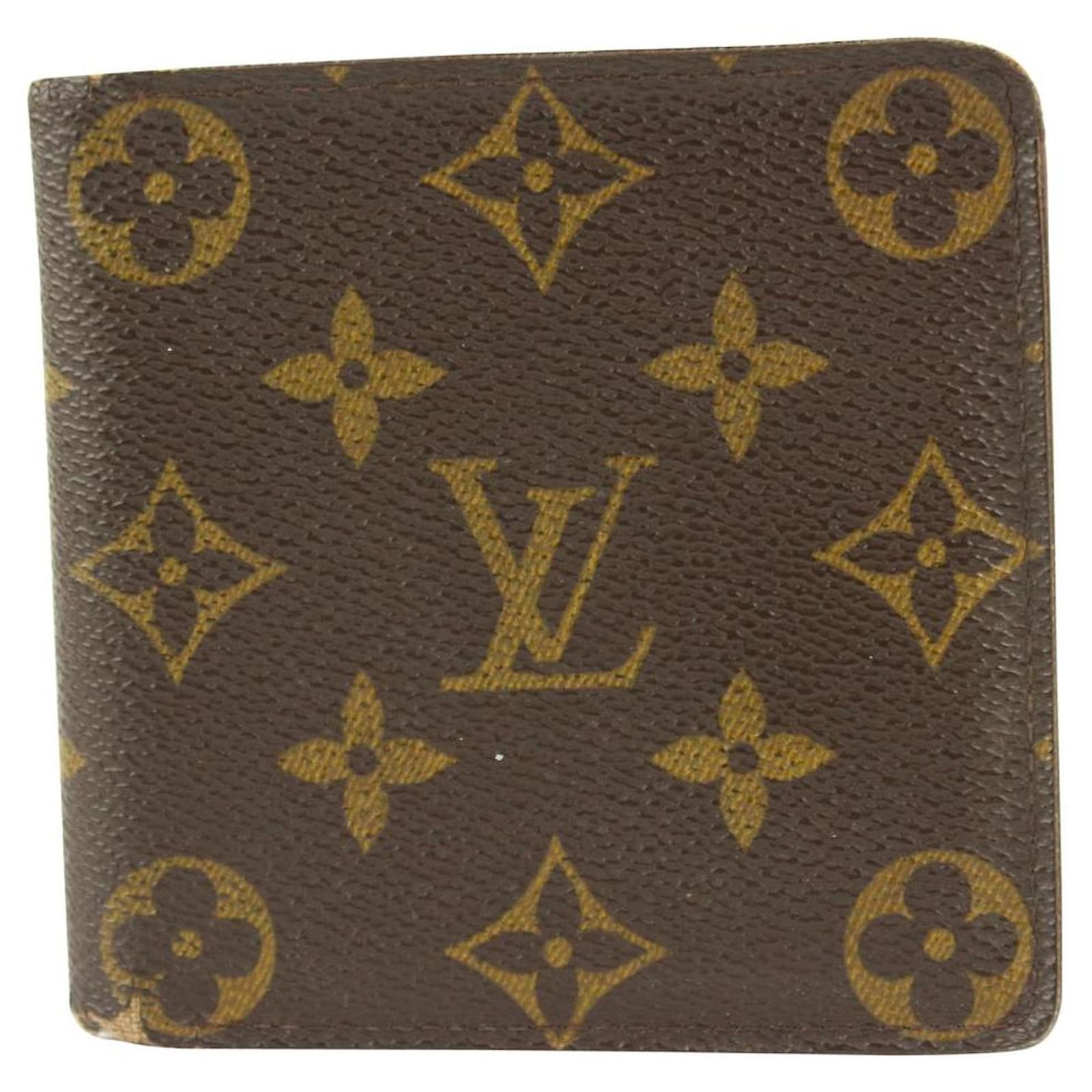 Louis Vuitton Carteira Monogram Bifold masculina Marco Florin Slender  Multiple 6lz1028 Couro ref.414477 - Joli Closet