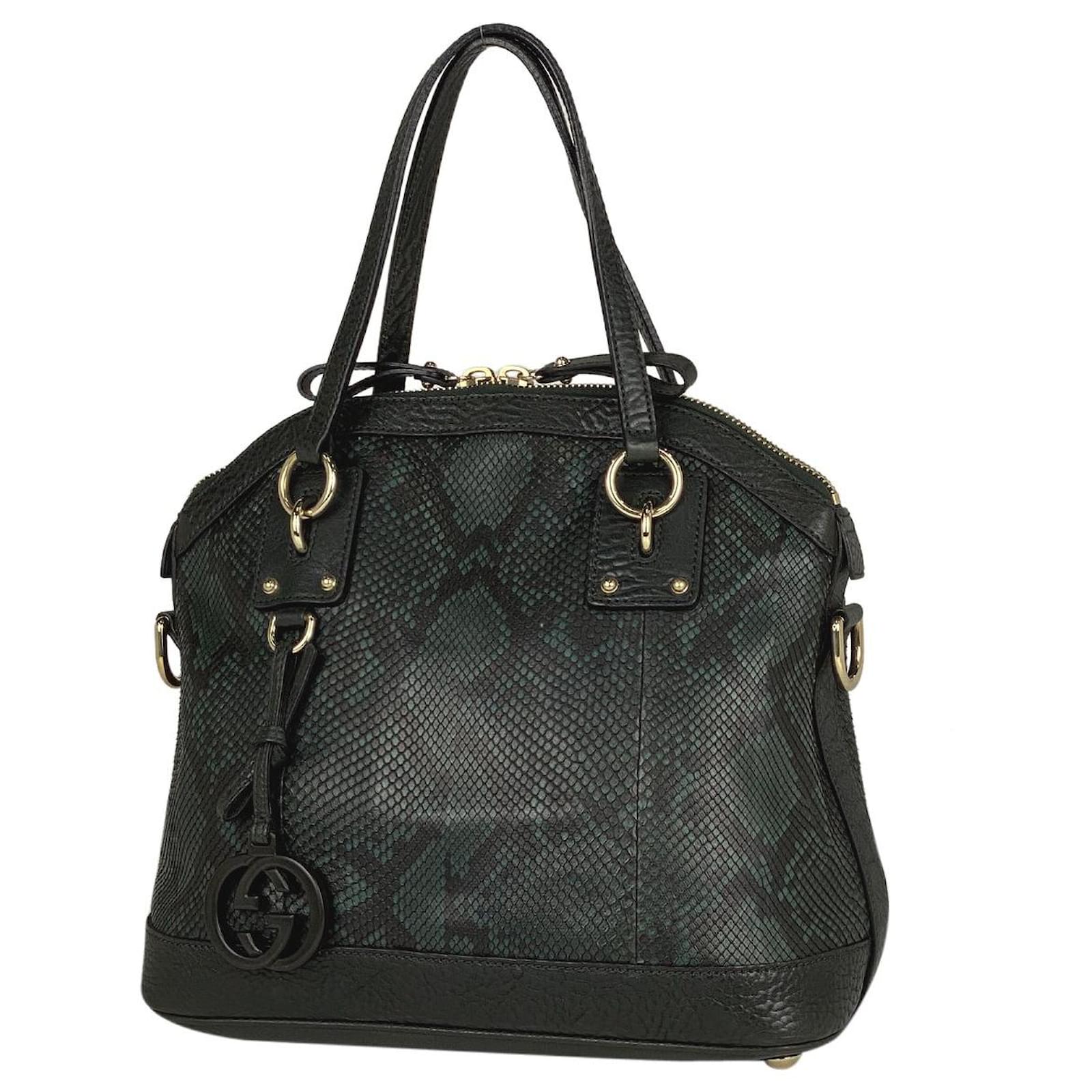 [Used] Gucci GUCCI logo handbag shoulder bag 2WAY interlocking G ...