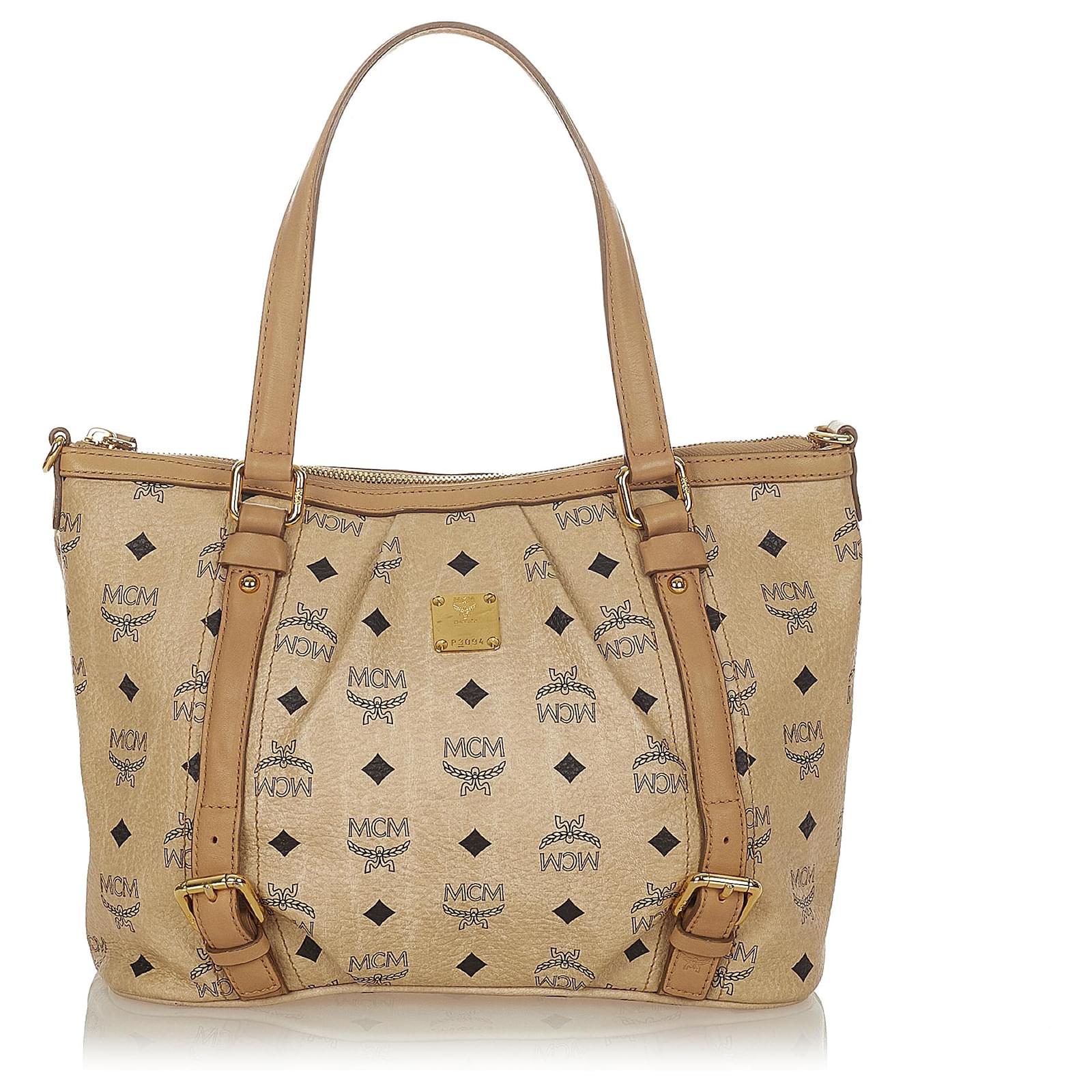 beige mcm